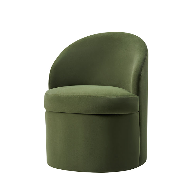 Elegant Vanity Chair with Storage - Upholstered Makeup Stool with Hidden Compartment for Bedroom, Dressing Room & Beauty Salon - Perfect for Cosmetics, Jewelry & Accessories Organization