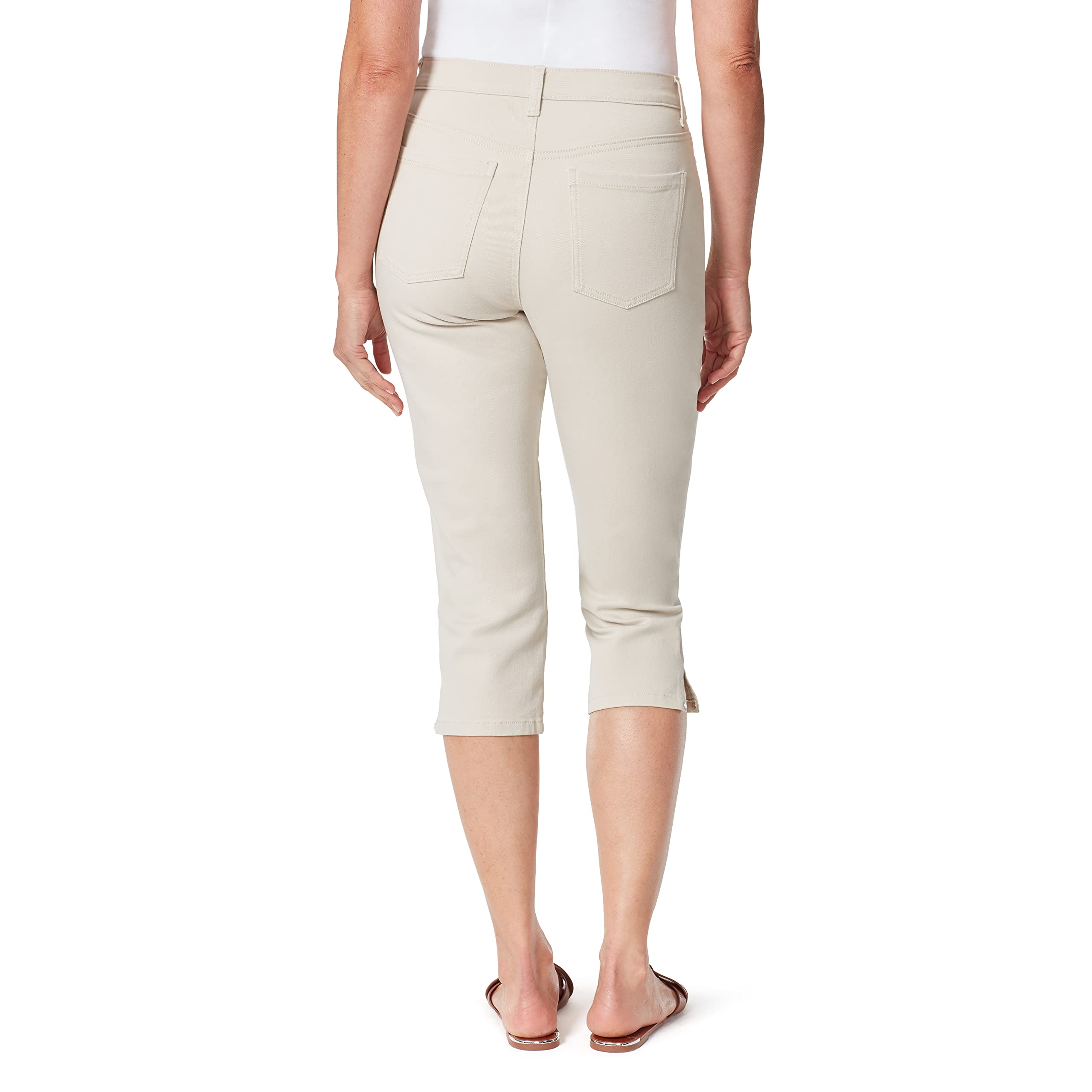 Gloria Vanderbilt Women's Amanda Capri Jean Regular Fit - Classic Denim Stretch Shorts for Casual Wear, Summer Outfits & Everyday Comfort