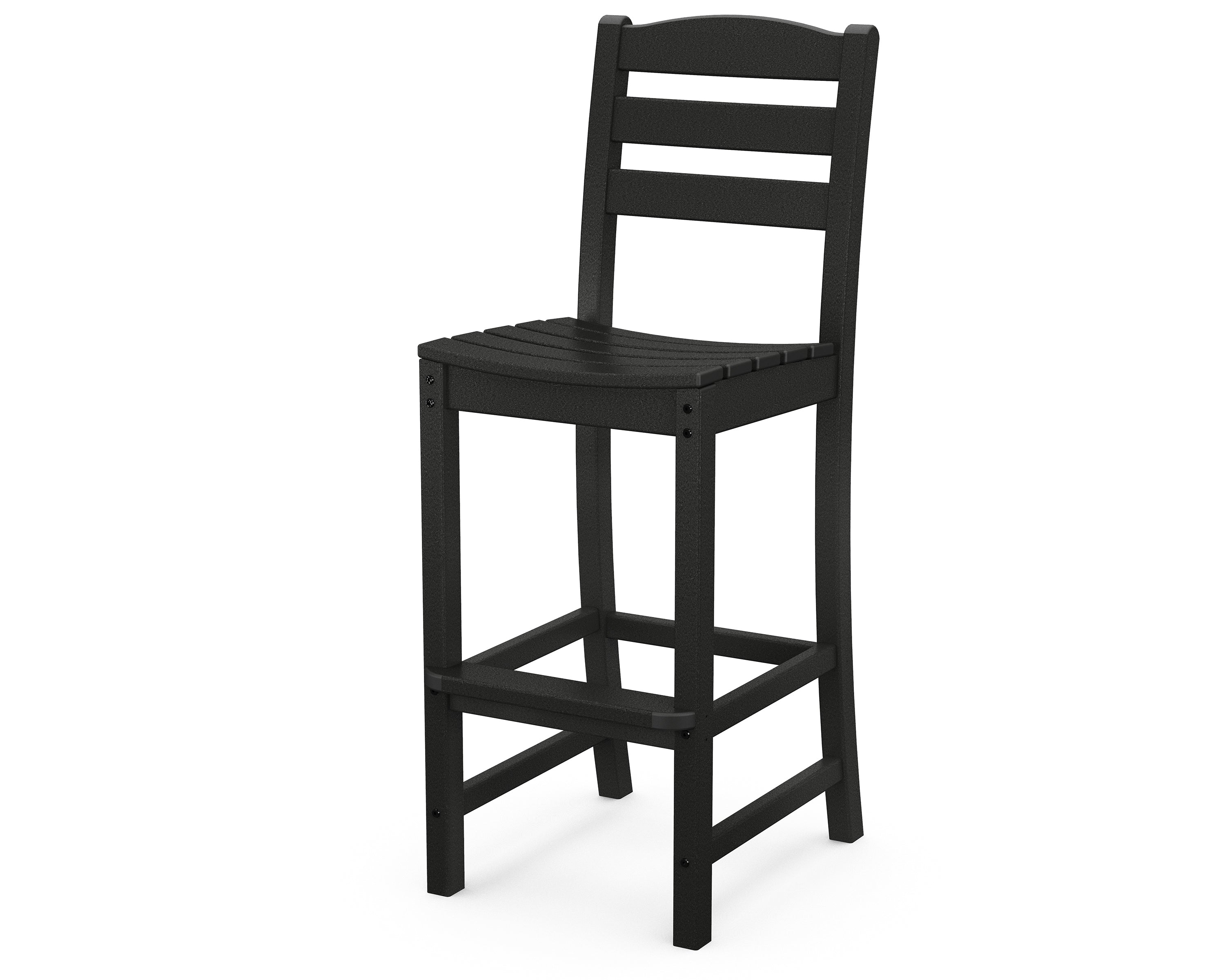 POLYWOOD La Casa Cafe Bar Side Chair - Outdoor & Indoor Dining Chair - Weather-Resistant & Durable - Perfect for Patio, Deck, Restaurant, and Home Use