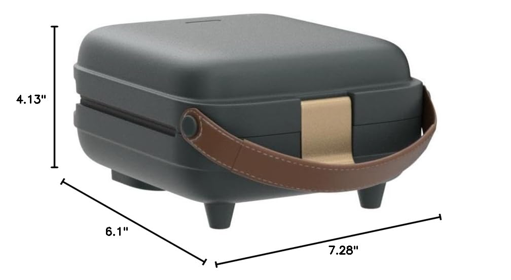 3-in-1 Sandwich Waffle Eggette Maker - Portable Electric Panini Press with Non-Stick Coated Detachable Plates & Double-Sided Heating - Perfect for Breakfast, Snacks & Quick Meals at Home, Office or Camping