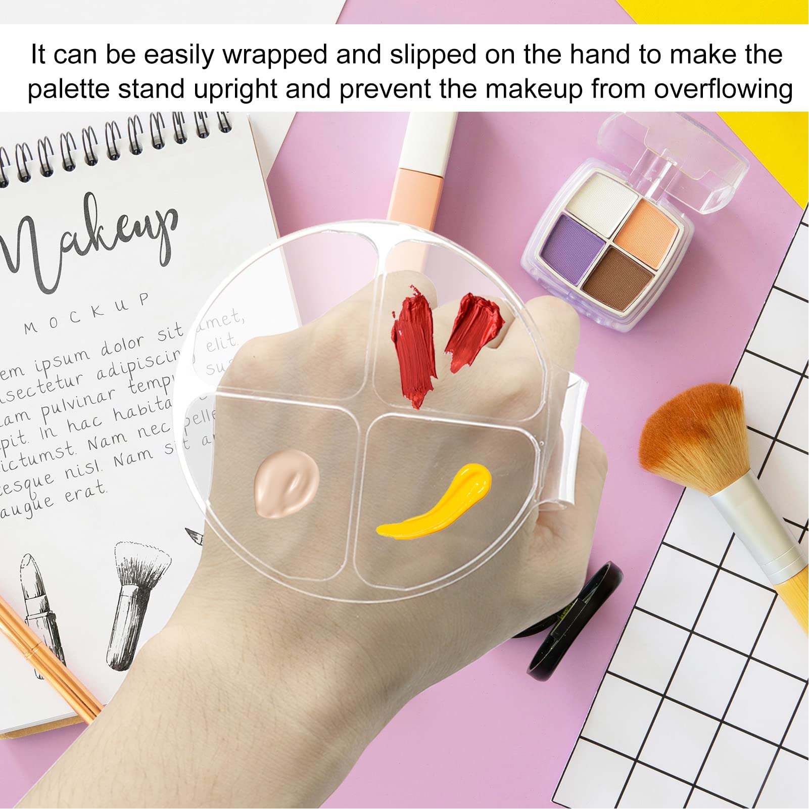 Professional Nail Polish Handle with Ergonomic Design - Wide Use for Nail Art, Lip Gloss Application - Durable & Sturdy Beauty Tool for Salon & Home DIY Manicures
