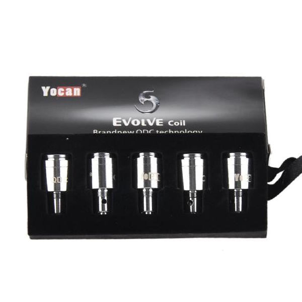 Yocan Evolve Replacement Vape Coils - Compatible with Evolve Series - 5 Pack - Perfect for Dry Herb & Concentrate Vaporizers - Ideal for On-the-Go Vaping & Discreet Sessions