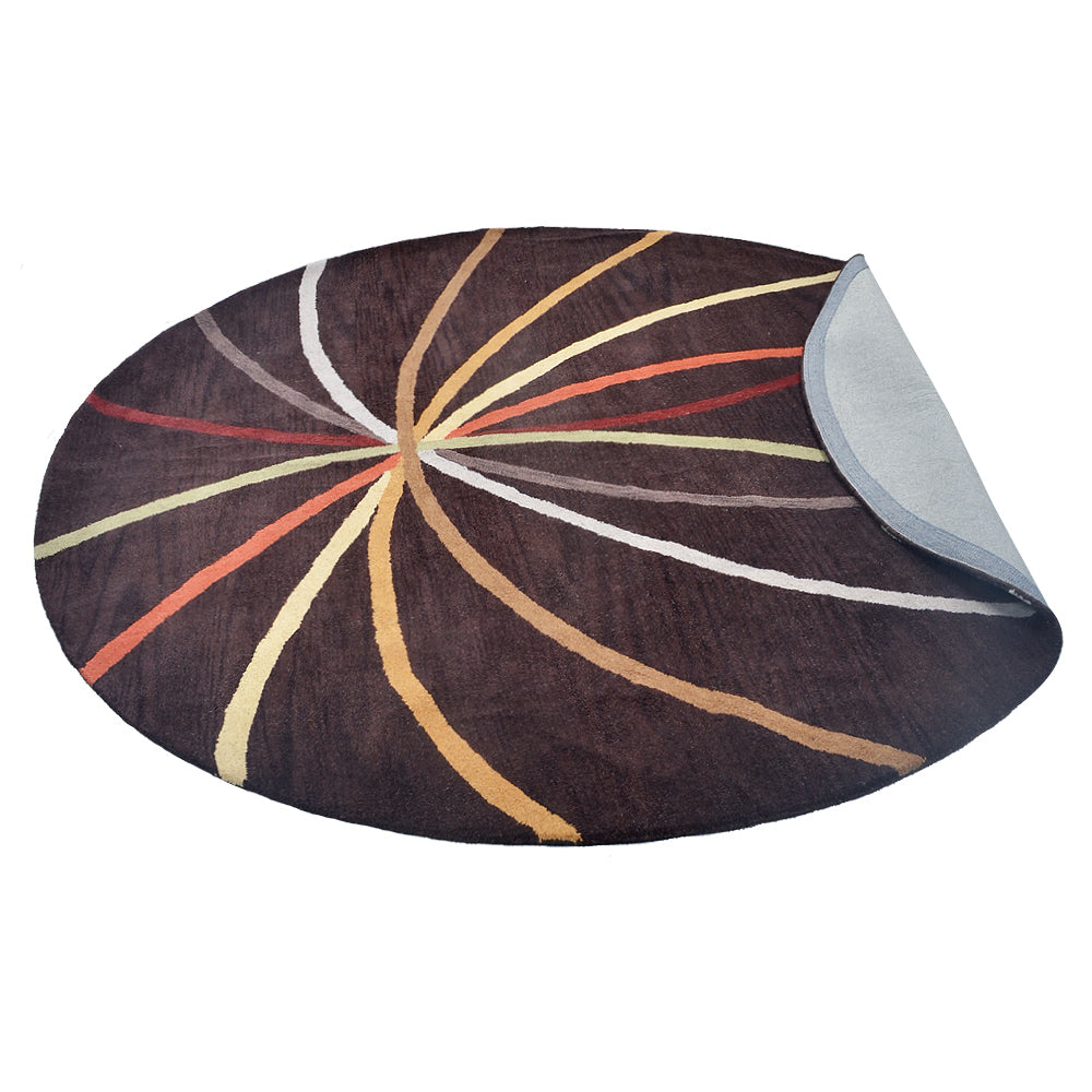 ChicBurst Hand Tufted Wool Area Rug - Soft Modern Boho Rug for Living Room, Bedroom & Nursery - Non-Slip Comfortable Floor Mat for Home Decor
