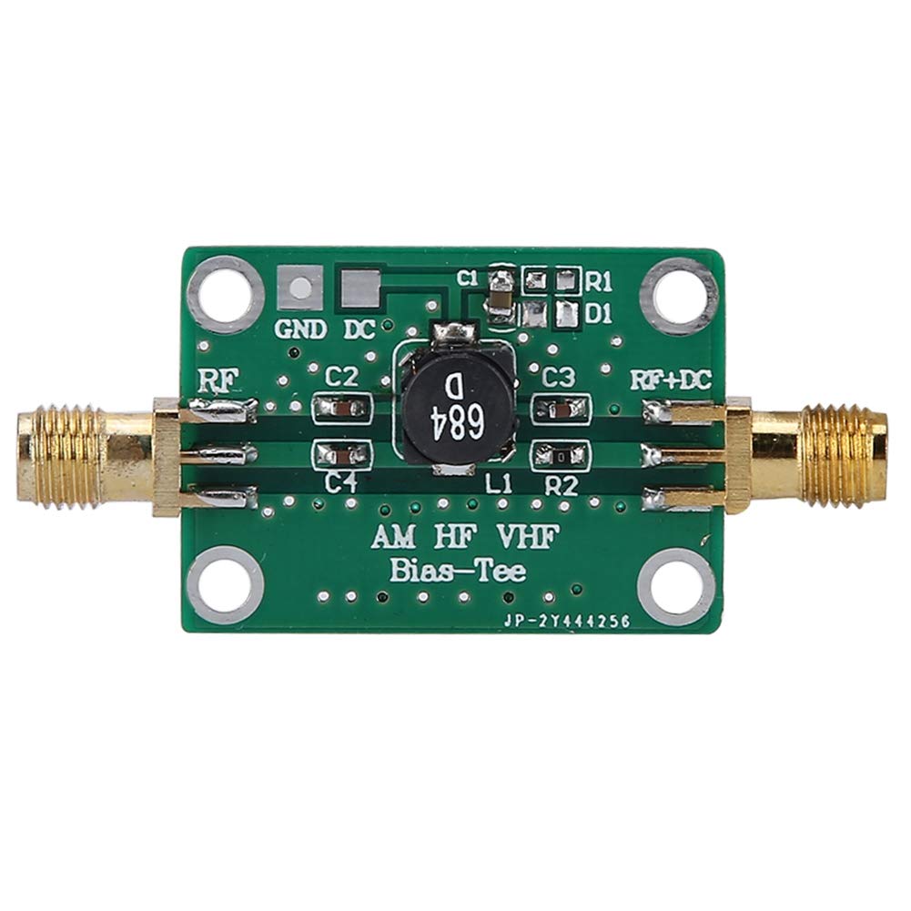 Socobeta RF Wideband Amplifier Bias Tee - Coaxial Feed Bias Tee for Radio, RTL SDR & LNA - High Frequency Signal Booster for Ham Radio & Wireless Communication