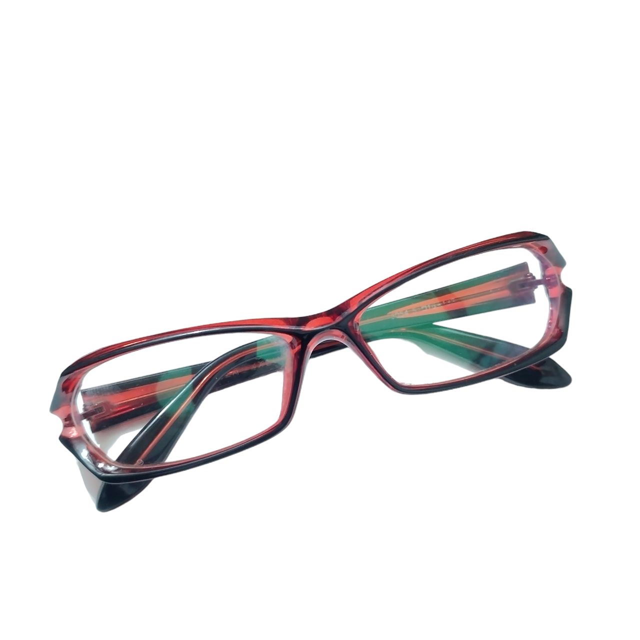 Anti-Blue Light Computer Glasses for Men & Women - Red Frame with Anti-Glare Coating (Model 8054Rd) - Reduce Eye Strain for Gaming, Office Work & Screen Use