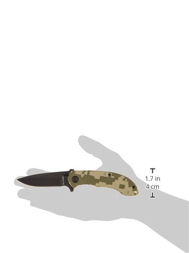 Sarge Knives SK-604DC Tactical Pocket Knife - Digital Camo Folding Knife with Gamer Handle | EDC, Outdoor Survival, Camping & Hunting Gear