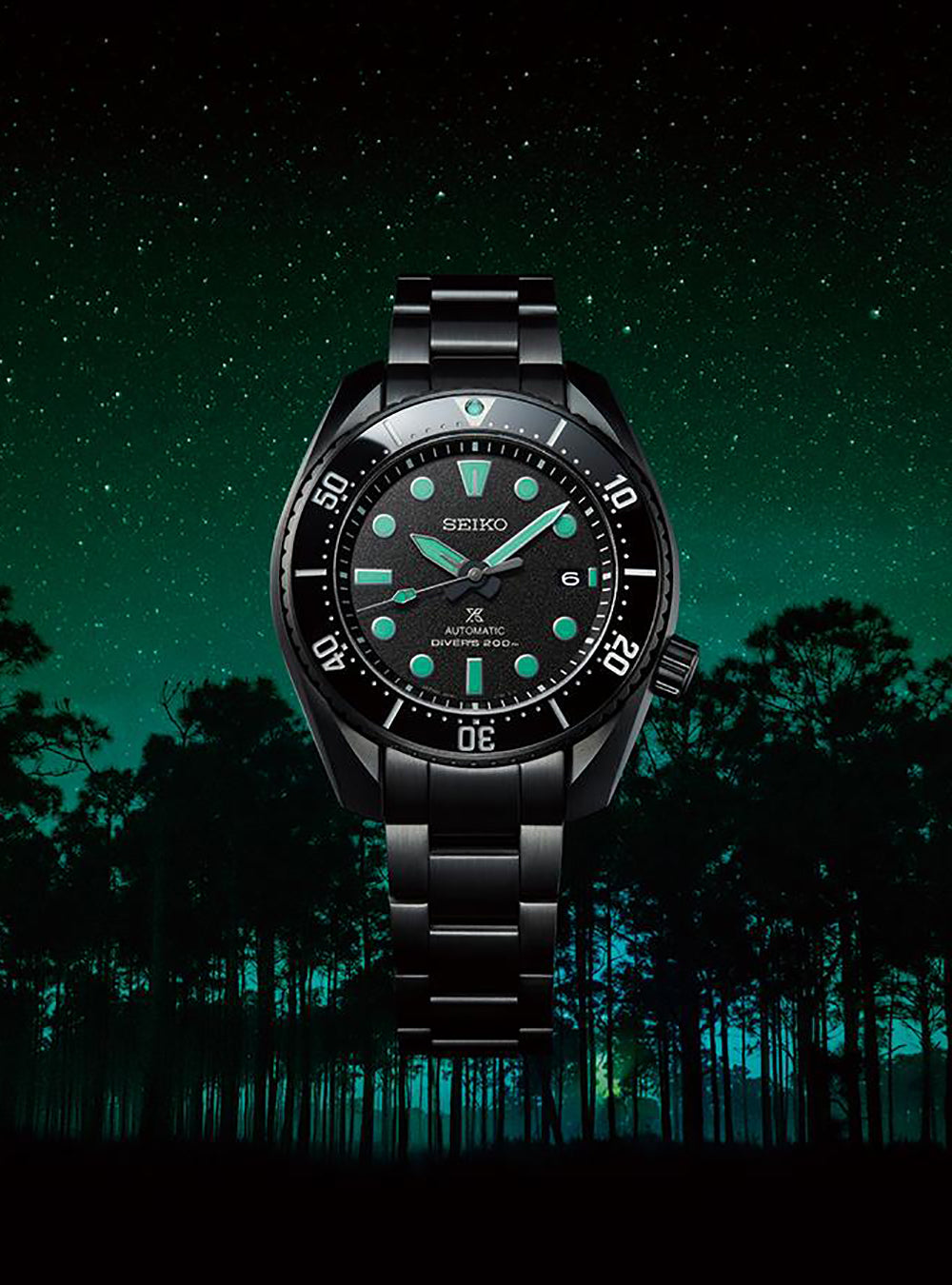 SEIKO Prospex Diver Scuba Black Series Limited Edition Watch SBDC193 / SPB433 - Japanese Made JDM - Perfect for Professional Diving, Water Sports & Luxury Collectors