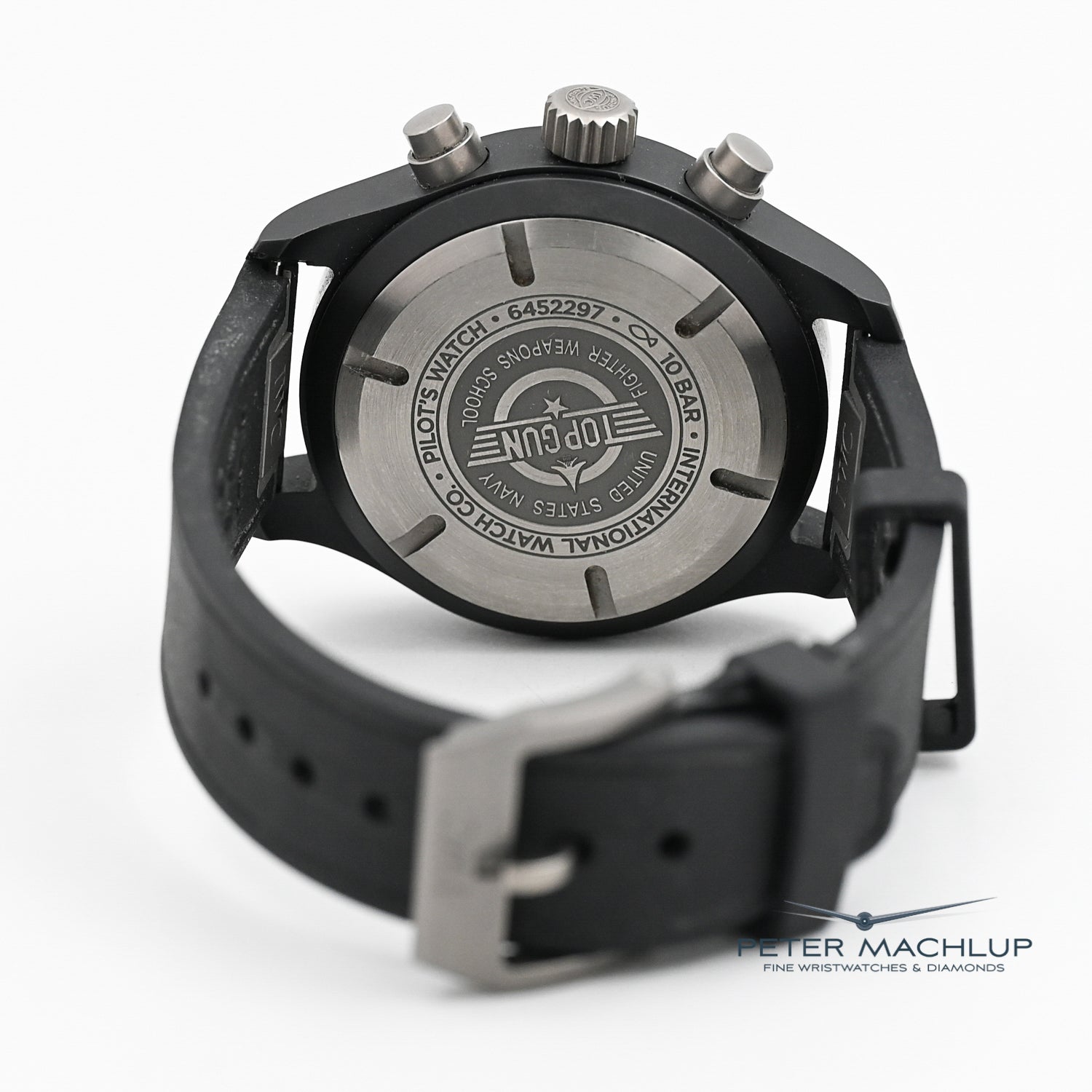 IWC Pilot Top Gun Chronograph 2023 - Luxury Swiss Men's Watch with Black Ceramic Case & Automatic Movement | Perfect for Aviation Enthusiasts, Business Professionals & Collectors