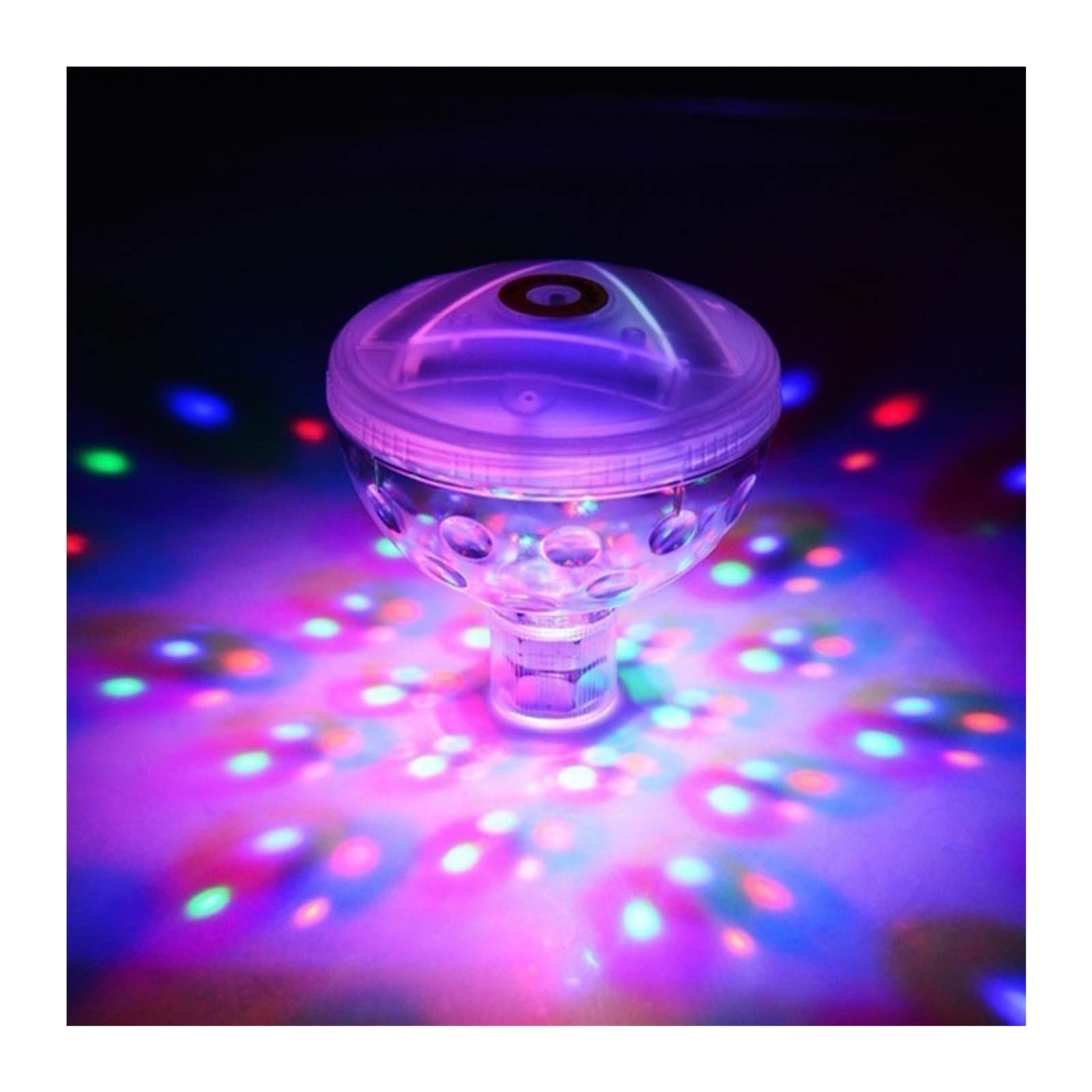 **Multicolor LED Submersible Pool Lights - Waterproof Floating Swimming Pool Light with RGB Disco Effects for Baby Bath, Outdoor Pond, Party Decor - Long-Lasting Underwater Lamp for Pools, Spas & Backyard Fun**