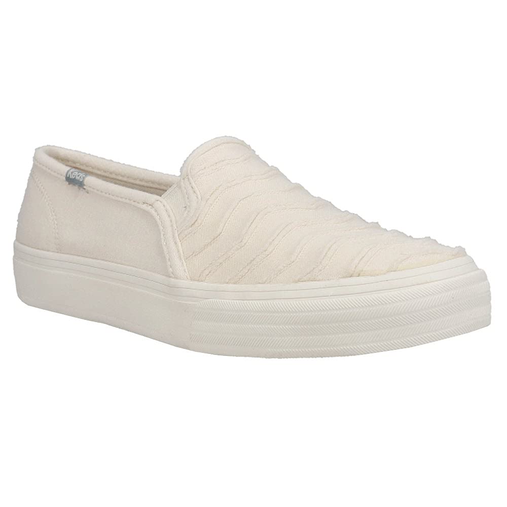 Keds Women's Double Decker Jersey Sneakers - Comfortable Casual Slip-On Shoes for Women | Perfect for Everyday Wear, Walking, and Light Exercise