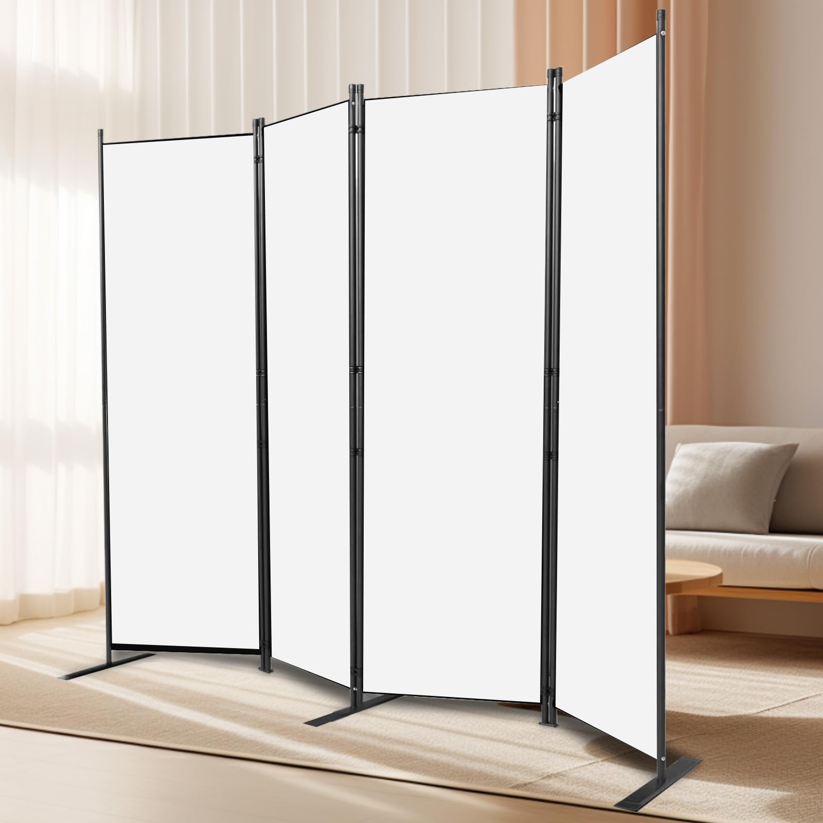 4 Panel Folding Room Divider - 84