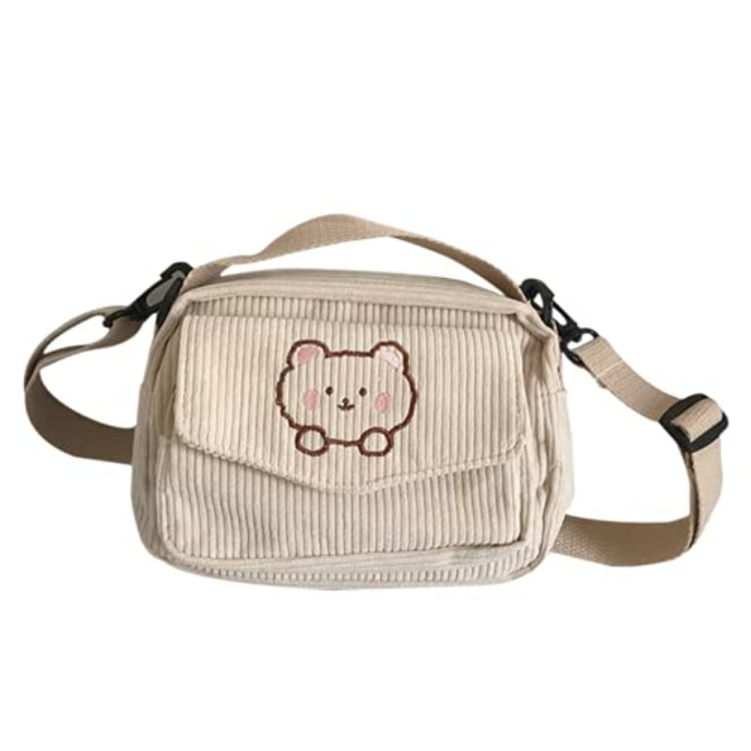 Cute Kawaii Crossbody Bags for Women - Lightweight Mini Purse with Bear Design, Perfect for Phone & Essentials | Ideal for Daily Use, Travel & Shopping