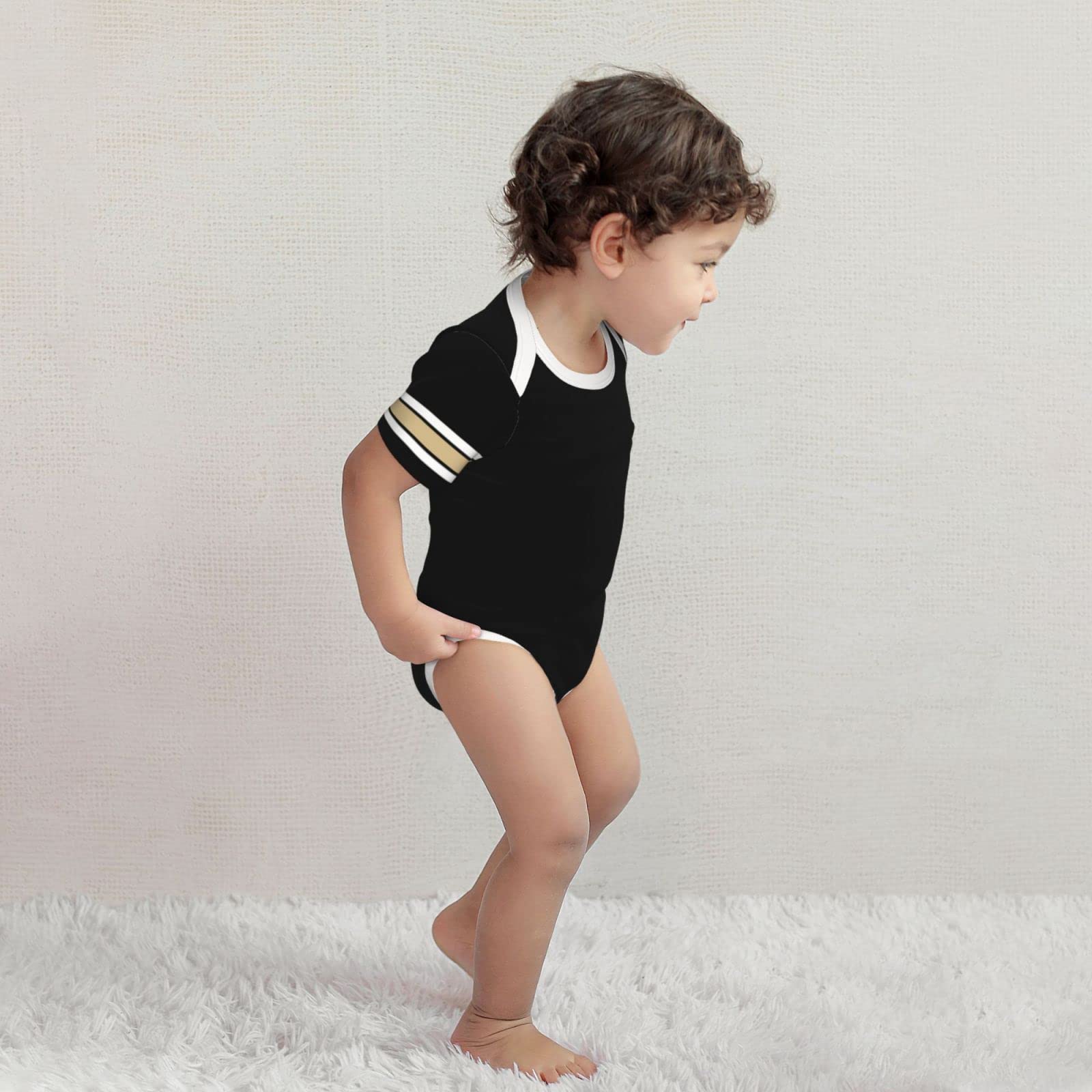Customized Baby Clothes Set - 100% Cotton Personalized Baby Suit with Name & Number - Perfect for Newborn Gifts, Christening, Birthday & Photo Shoots