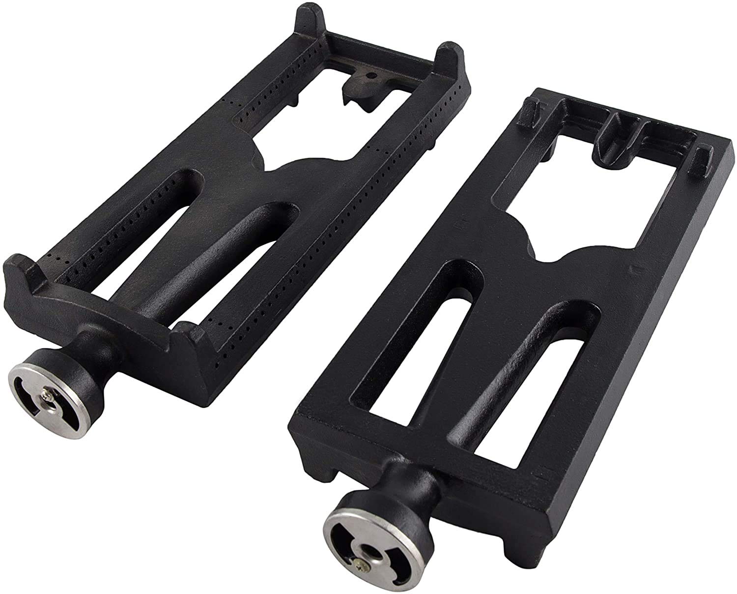 LS'BABQ 2 Pack Cast Iron Grill Burners Replacement for DCS 27 Series & Lynx Gas Grills - 16