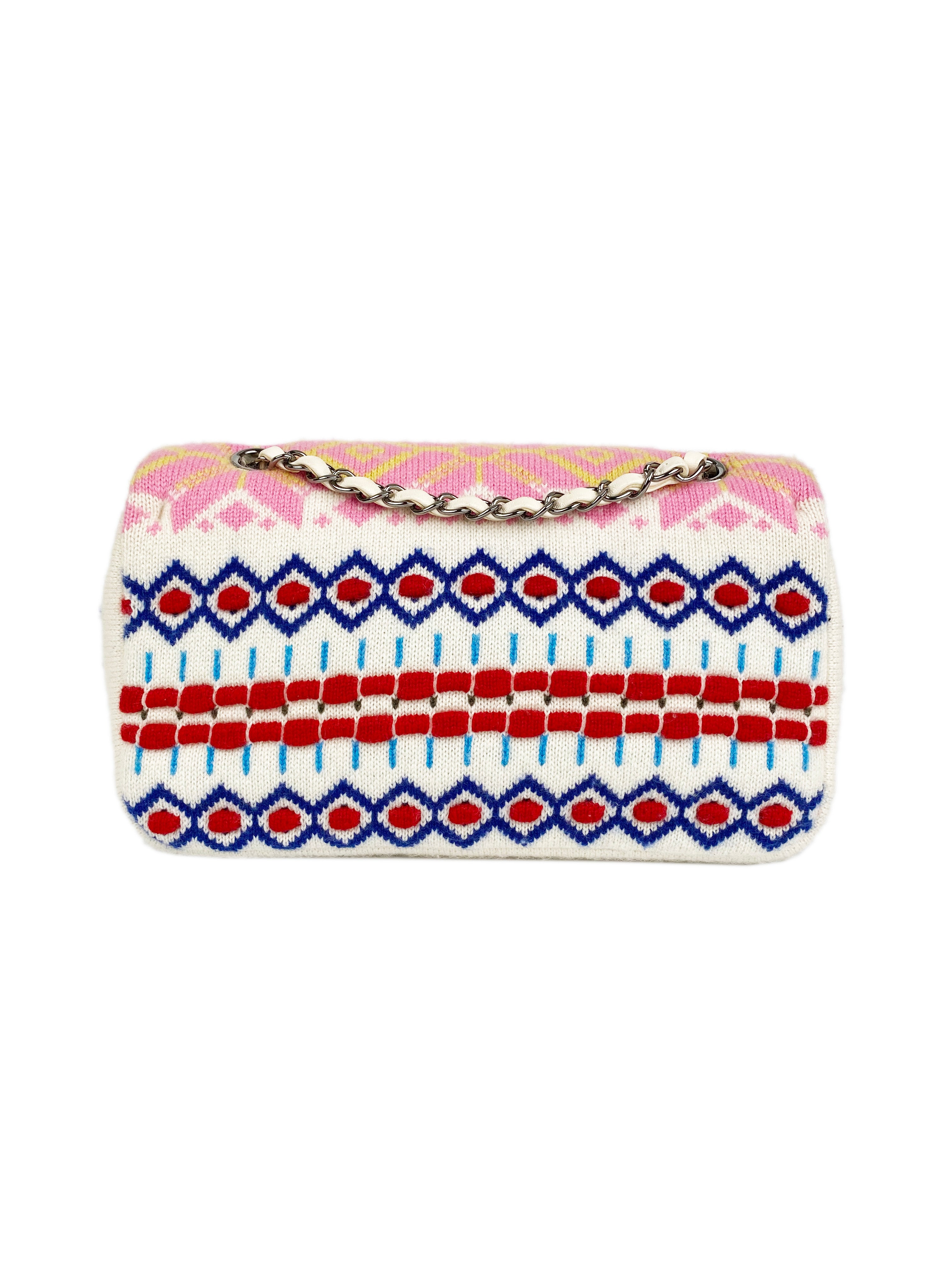 Chanel Medium Paris Salzburg Cashmere Patterned Flap Bag - Luxury Designer Handbag for Women | Perfect for Parties, Weddings & Special Occasions