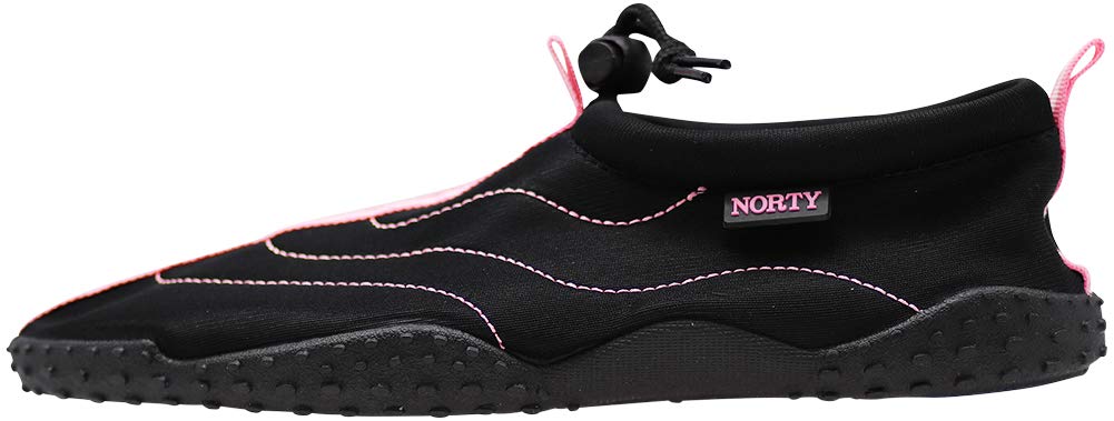 NORTY Wave Aqua Sock Water Shoes for Women - Quick-Dry Swim Beach Shoes with Non-Slip Sole - Lightweight Water Socks for Swimming, Surfing, Kayaking & Beach Activities