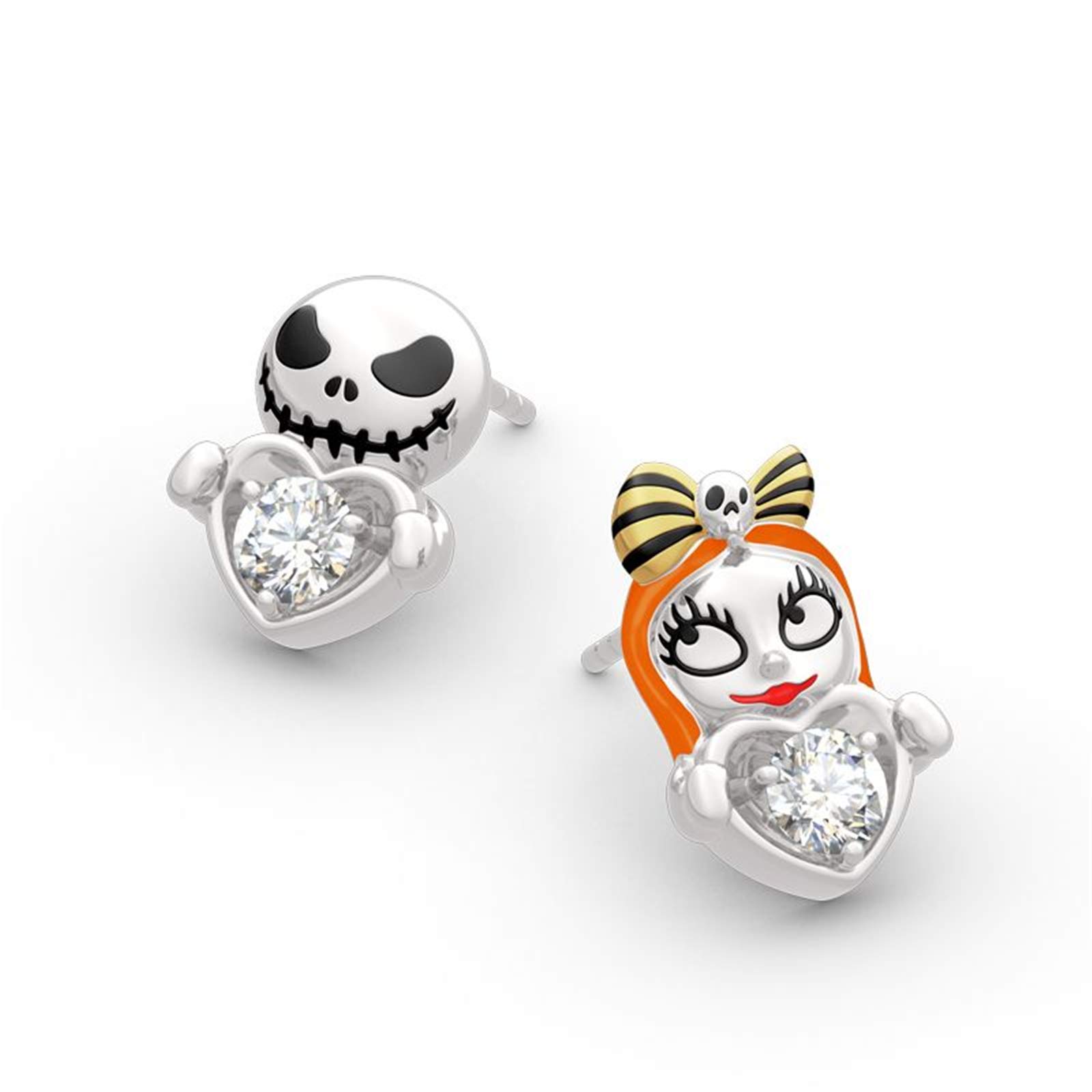 Jeulia Hug Me 'Everlasting Love' Sterling Silver Round Cut Earrings for Women - Perfect for Engagement, Wedding, Anniversary, Birthday & Christmas Gifts - Comes with Jewelry Box - Ideal for Romantic Dates & Special Occasions