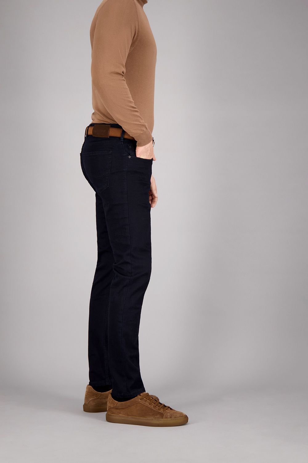 GARDEUR Sandro Business Hero Jeans - Premium Dark Denim Slim Fit Men's Trousers for Office & Casual Wear | Comfortable Work Pants for Professionals