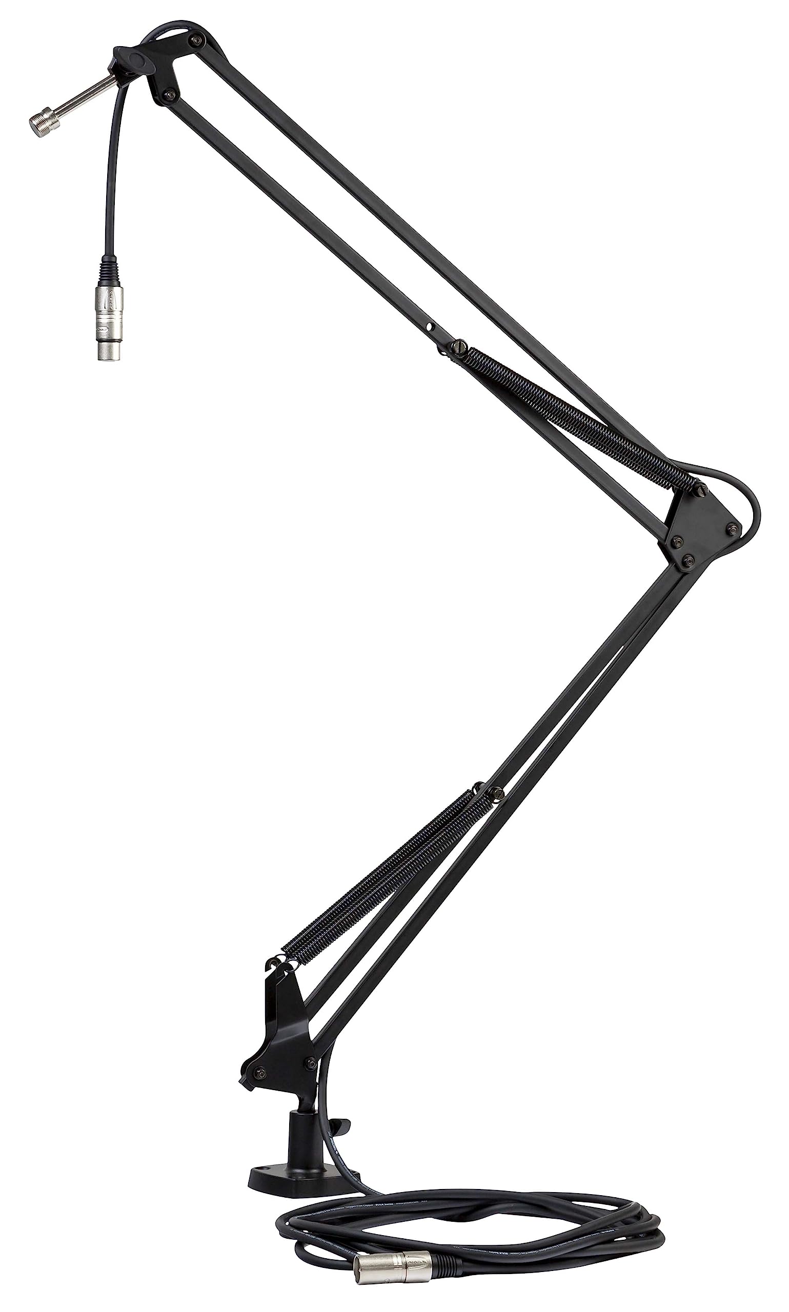 STAGE DST260 Adjustable Boom Arm Microphone Stand for Podcasting, Streaming & Recording - Perfect for Home Studio, Gaming Setup & Voice Overs