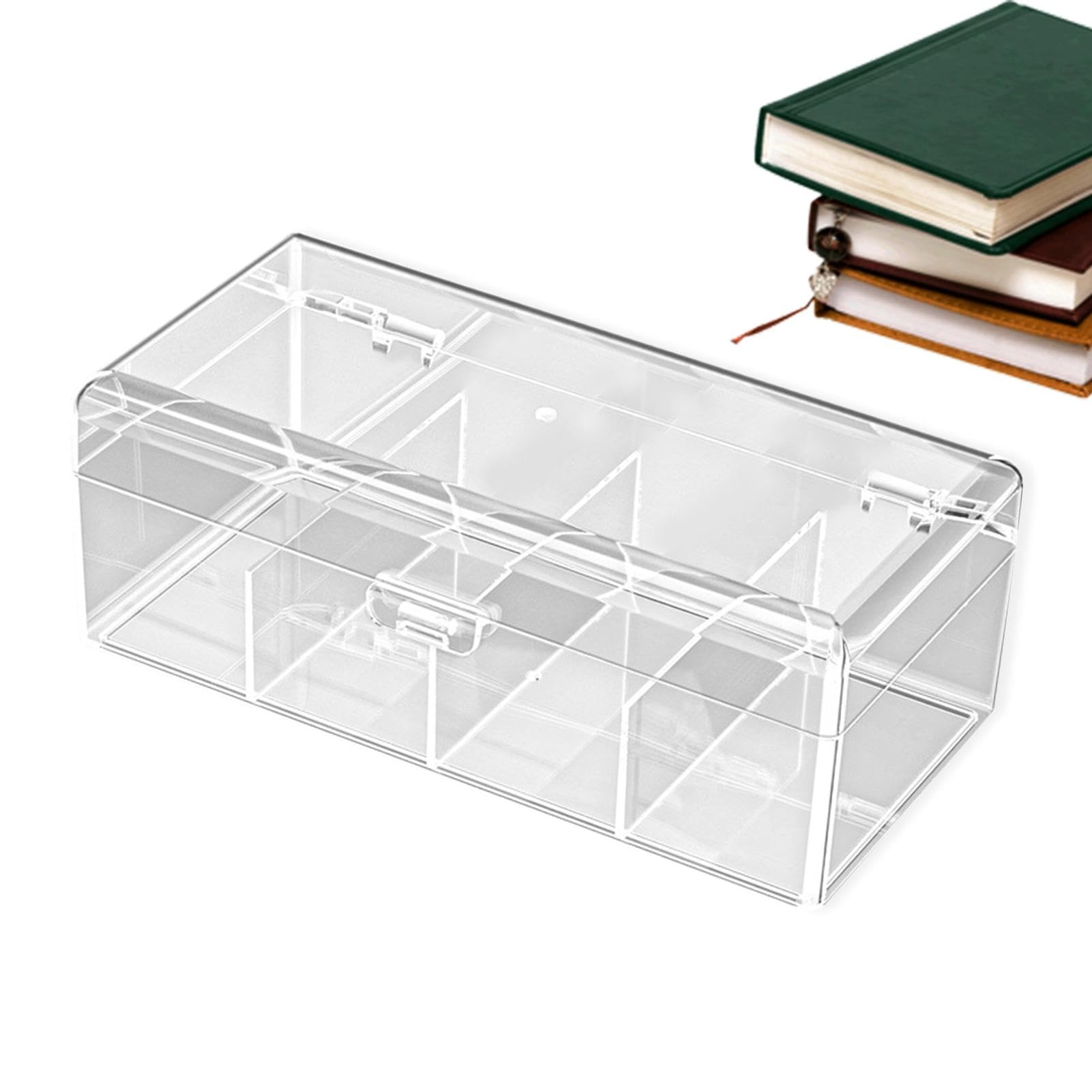 Premium Clear Card Case - Organize & Protect Bank Cards, Business Cards & Game Cards | Durable Deck Card Holder for Collectors & Gamers | Perfect for Travel, Home & Office Storage
