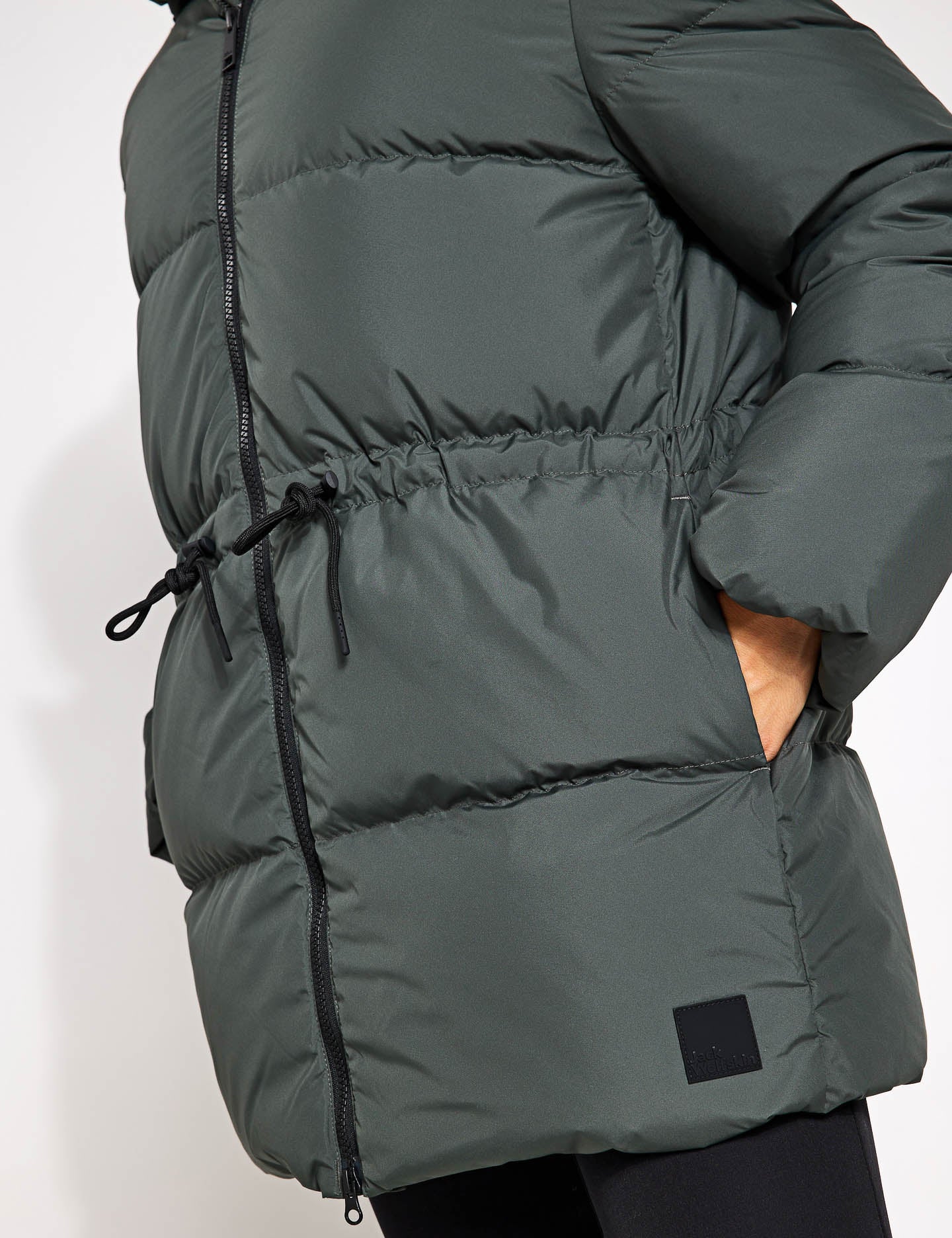 Kirschallee Jacket for Men & Women | Waterproof Windbreaker with Hood | Slate Green Outdoor Jacket for Hiking, Camping & Travel