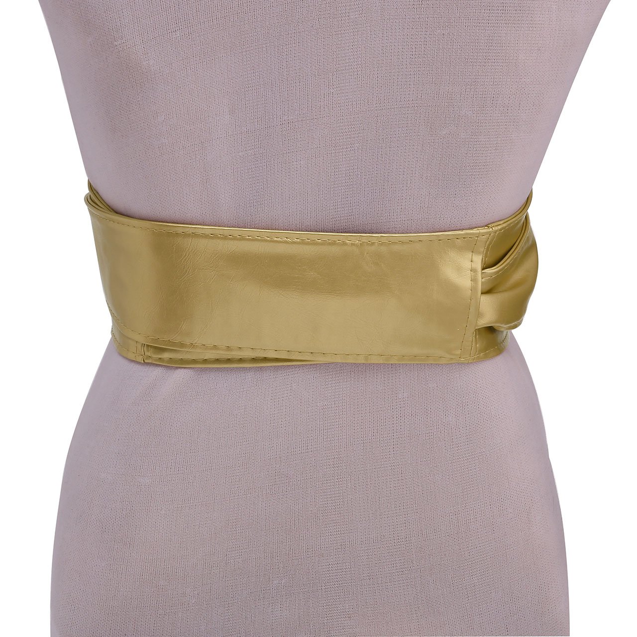Ayliss Women's Soft PU Leather Obi Belt - Self-Tie Wrap Cinch Belt with Fashion Bowknot - Adjustable Waistband for Dresses & Jumpsuits - Perfect for Formal Events, Office Wear & Special Occasions