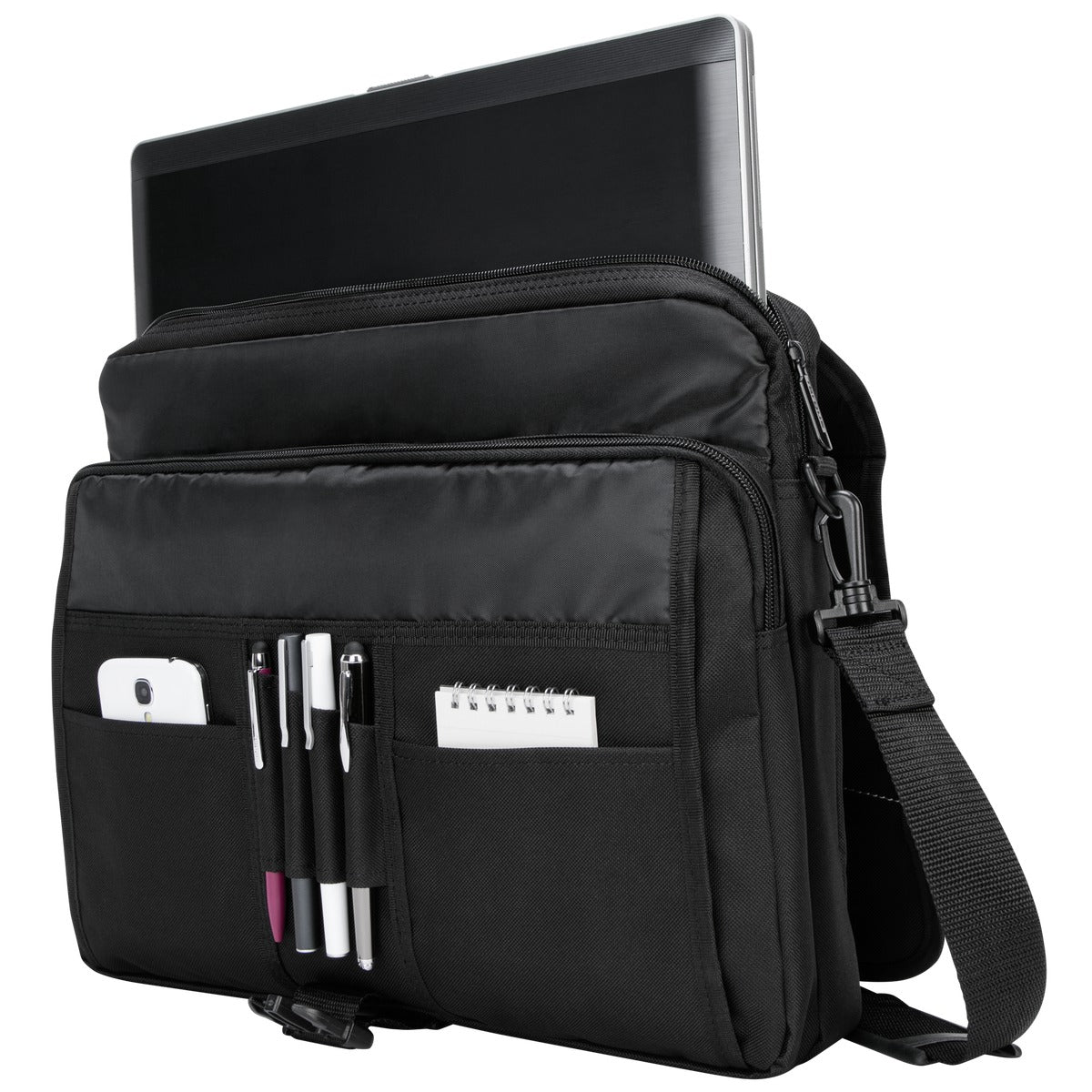 15.6 Inch Messenger Laptop Bag for MacBook Air/Pro - Waterproof & Shockproof Business Laptop Briefcase - Perfect for Work, School, Travel & Commuting