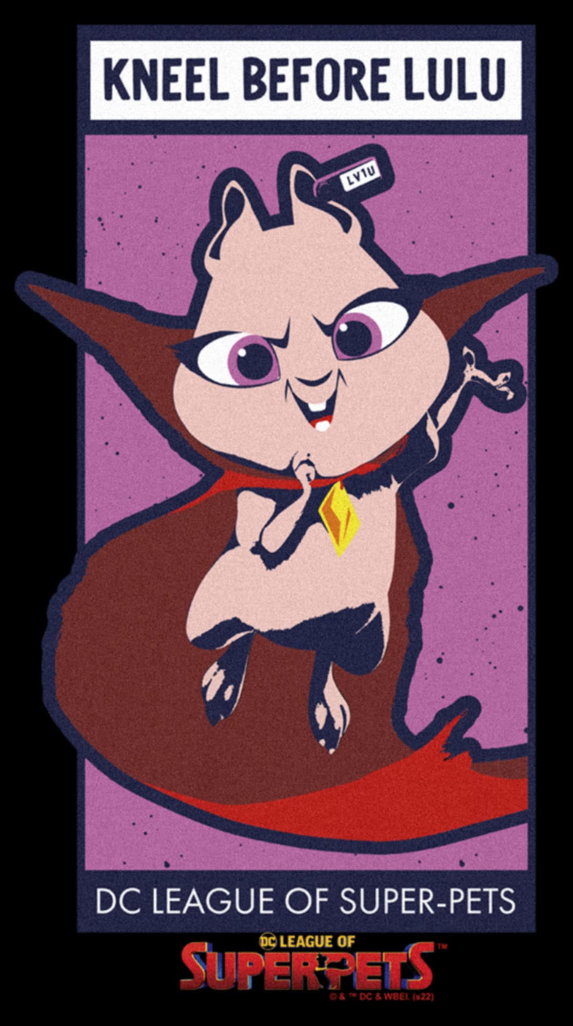 DC Super-Pets Lulu T-Shirt for Kids - Fun Superhero Outfit