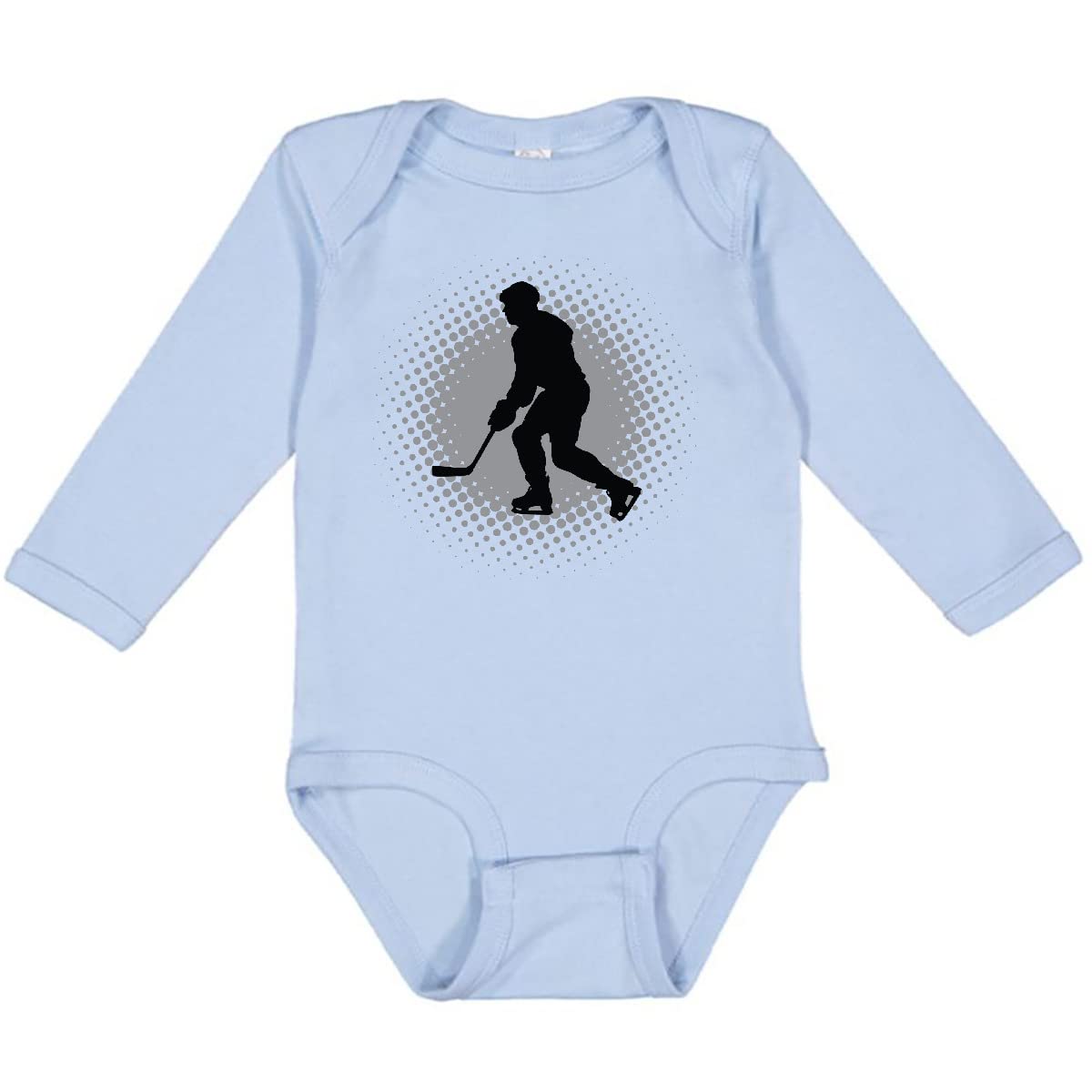 Inktastic Ice Hockey Player Gifts - Long Sleeve Creeper for Men & Women - Hockey Fan Apparel - Perfect for Games, Training & Casual Wear