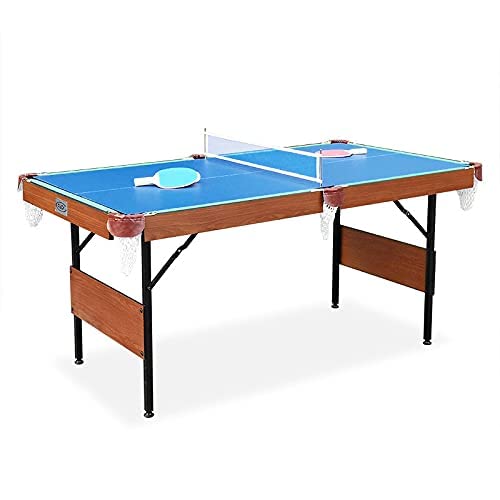 RACK Crux 55-Inch Folding Pool Table - Portable Billiard Table for Home, Office & Game Room | Space-Saving Indoor/Outdoor Entertainment for Adults & Kids | Perfect for Parties, Family Gatherings & Game Nights