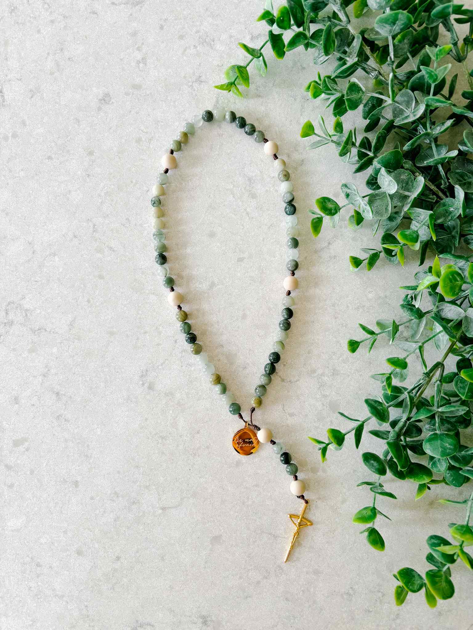 Be Not Afraid Rosary - Beautiful Catholic Prayer Beads for Devotion, Comfort & Spiritual Protection | Perfect for Daily Prayer, Meditation & Gift Giving