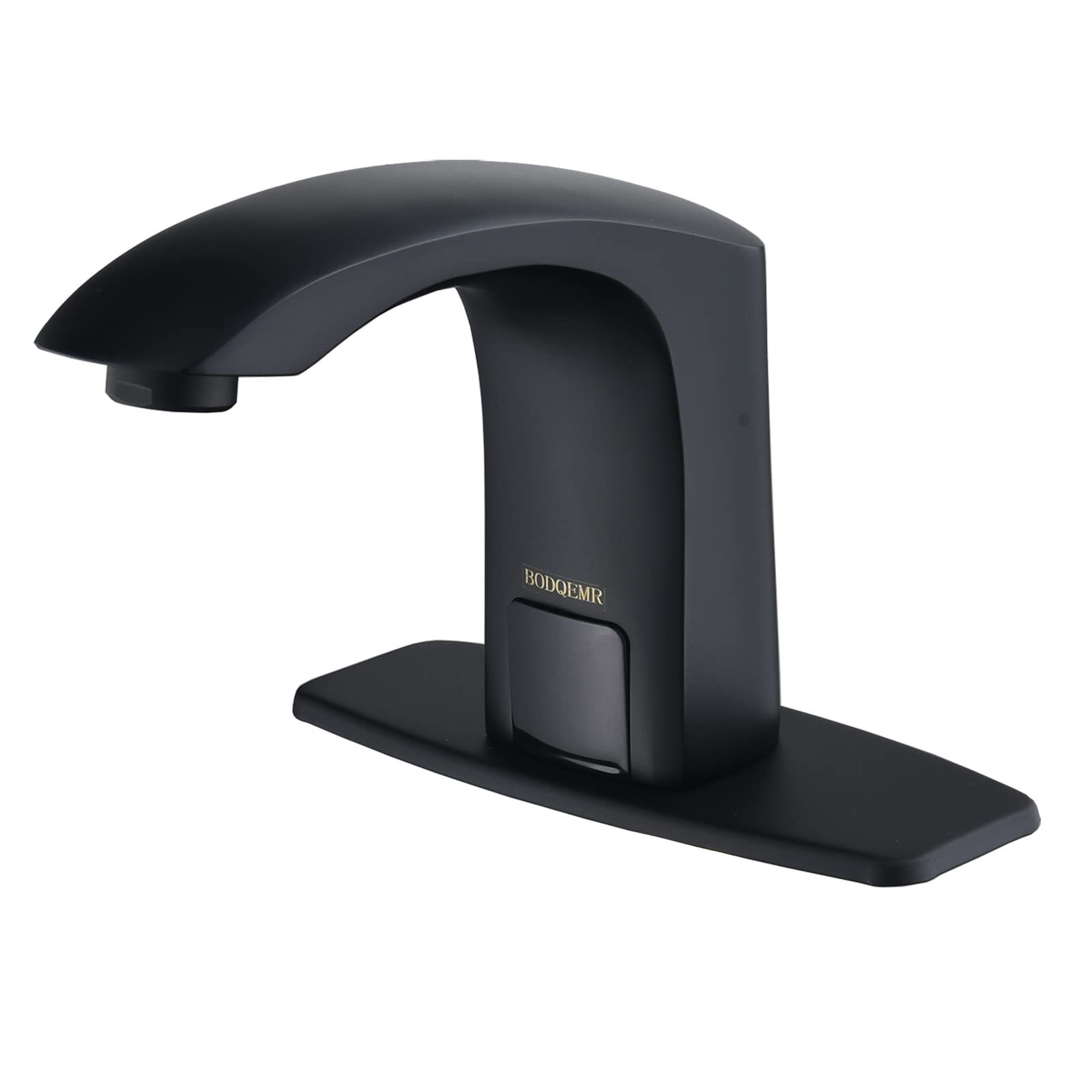 Touchless Bathroom Sink Faucet - Black, Battery Powered for Hands-Free Washing