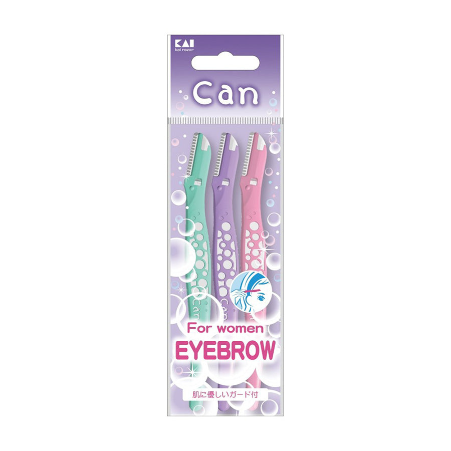KAI Professional Bubble Eyebrow Razor - Painless Facial Hair Remover for Women & Men | Perfect for Eyebrow Shaping, Upper Lip & Peach Fuzz Removal at Home or Salon
