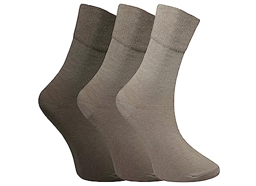 Brown/White ( 3 Pairs )