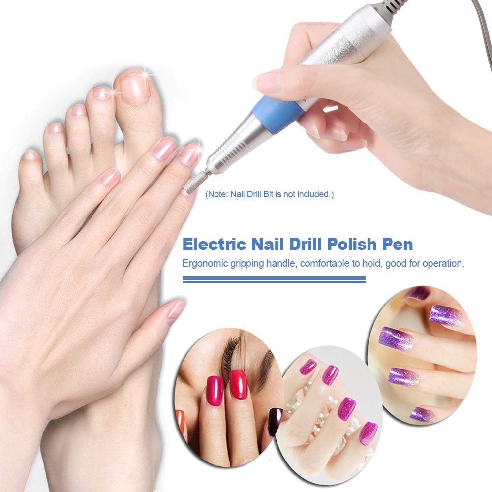 30000RPM Electric Nail Drill Pen - Manicure Pedicure Tool for Salon & Home Use