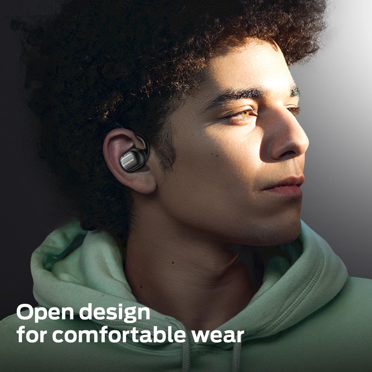 Monster Open AC601 & Open Touch Pro 100 Wireless Bluetooth Earbuds - Sweatproof Sport Earphones with HD Sound for Running, Gym & Workout | Perfect for iPhone & Android Phones