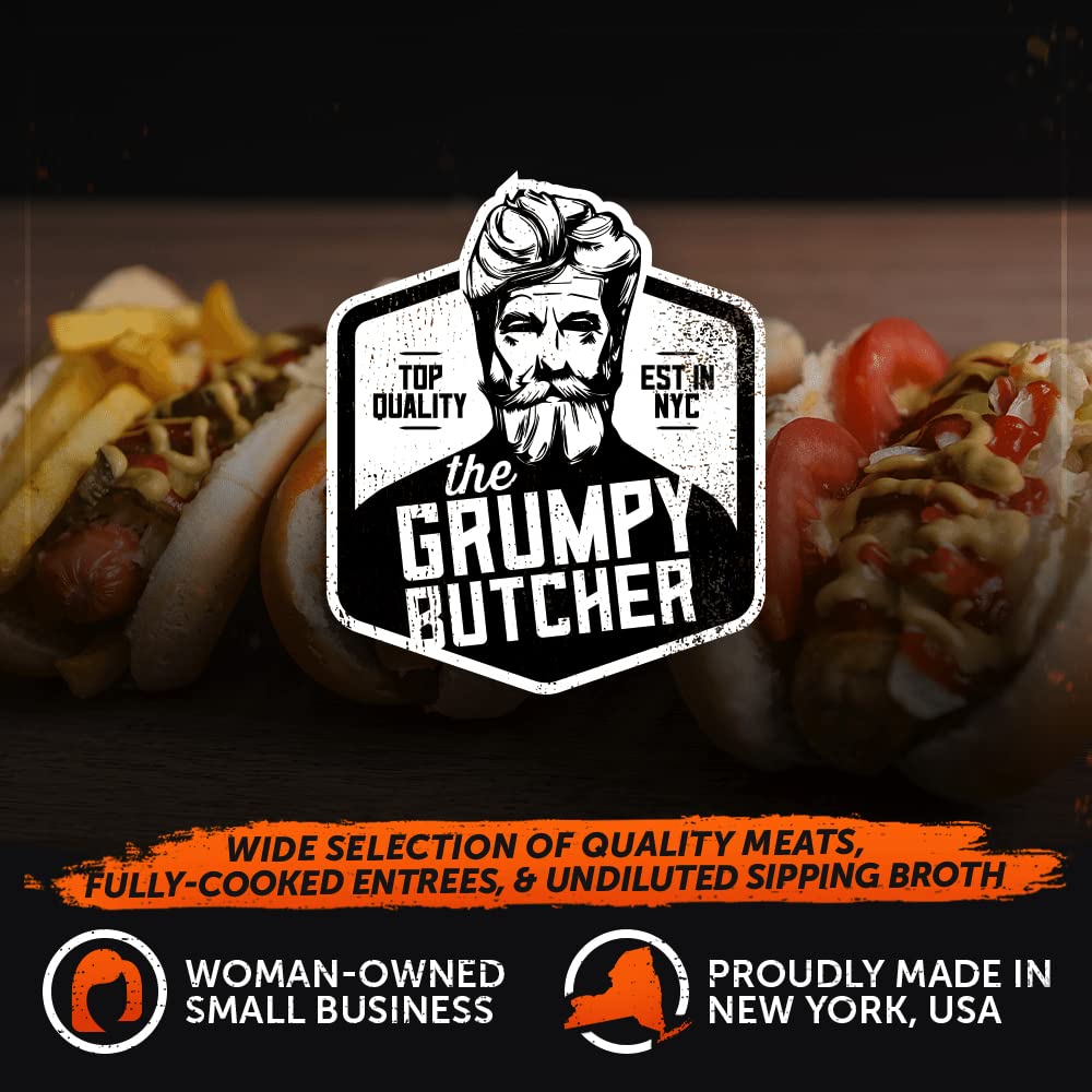 Grumpy Butcher Duke Treat - 12 Mini Beef Wellingtons, 20 Artisan Meatballs & 6 Large Chicken Hot Dogs - Premium Meat Gift Box for Holidays, Parties & Gourmet Food Lovers | Perfect for Christmas Gifts, Corporate Events & Family Gatherings