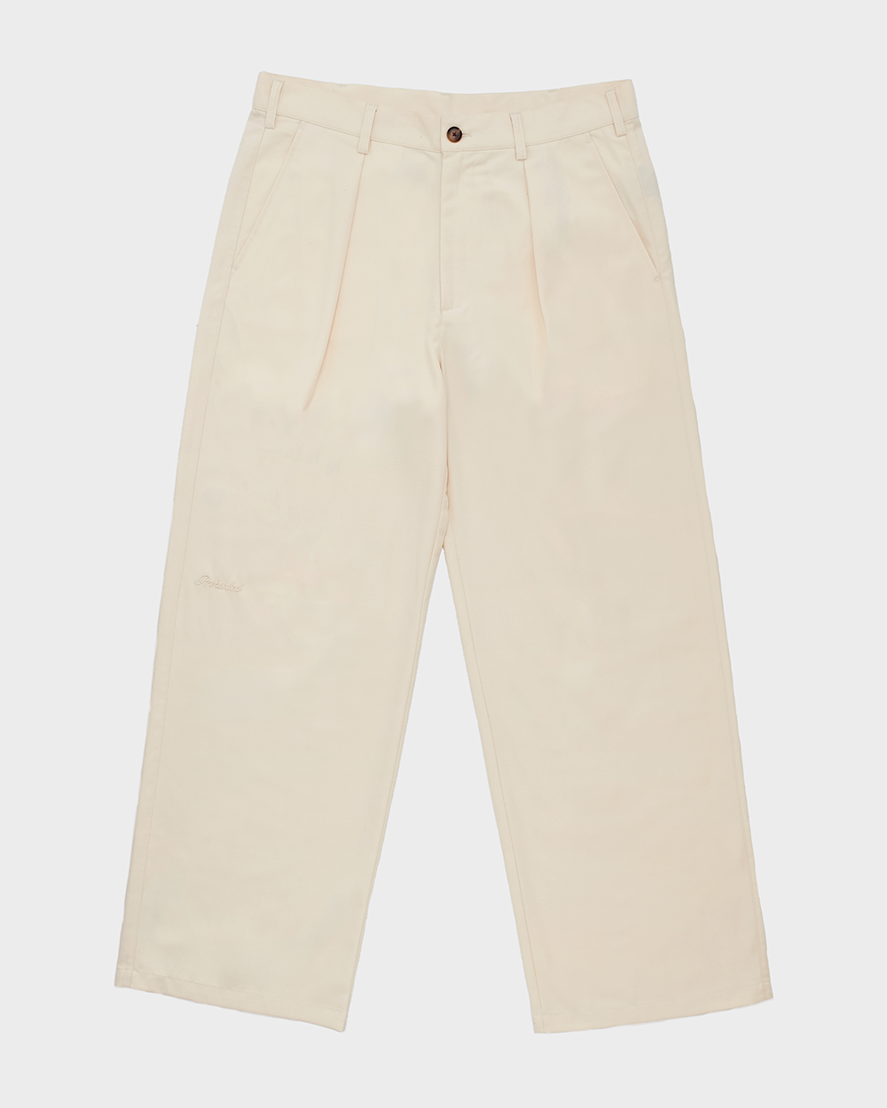 Vintage Cream SoHo Pleated Pants for Women - High Waisted Office Trousers, Business Casual Work Pants, Comfortable & Stylish for Professional Wear