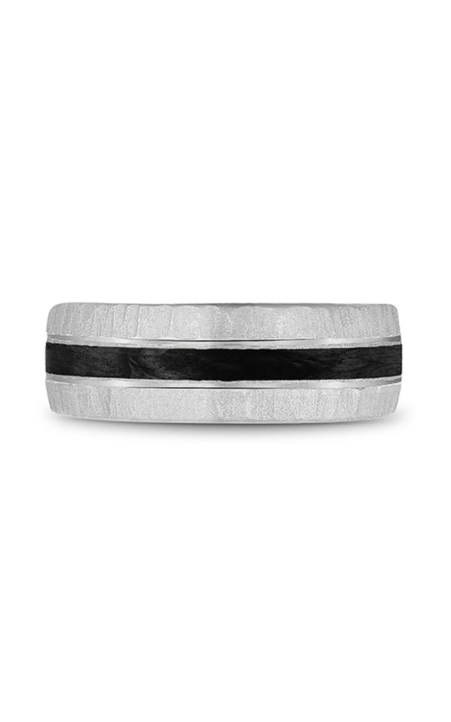 Bleu Royale Men's Wedding Band RYL 046W8 - 14K White Gold Classic Ring for Grooms & Engagement - Perfect for Weddings, Anniversaries & Special Occasions