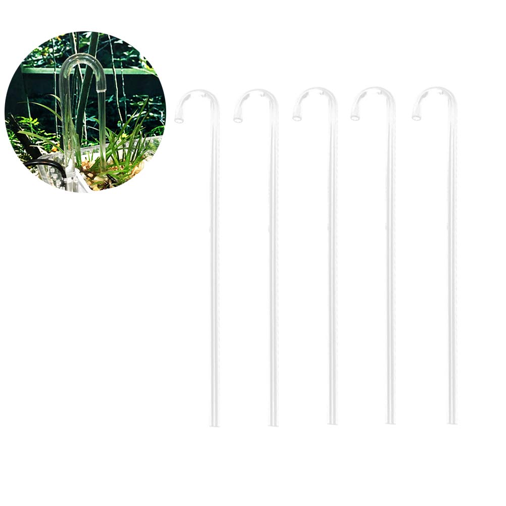 TEHAUX 5pc Aquarium Siphon Kit - Efficient Fish Tank Water Pump for Easy Cleaning and Maintenance in Home Aquariums