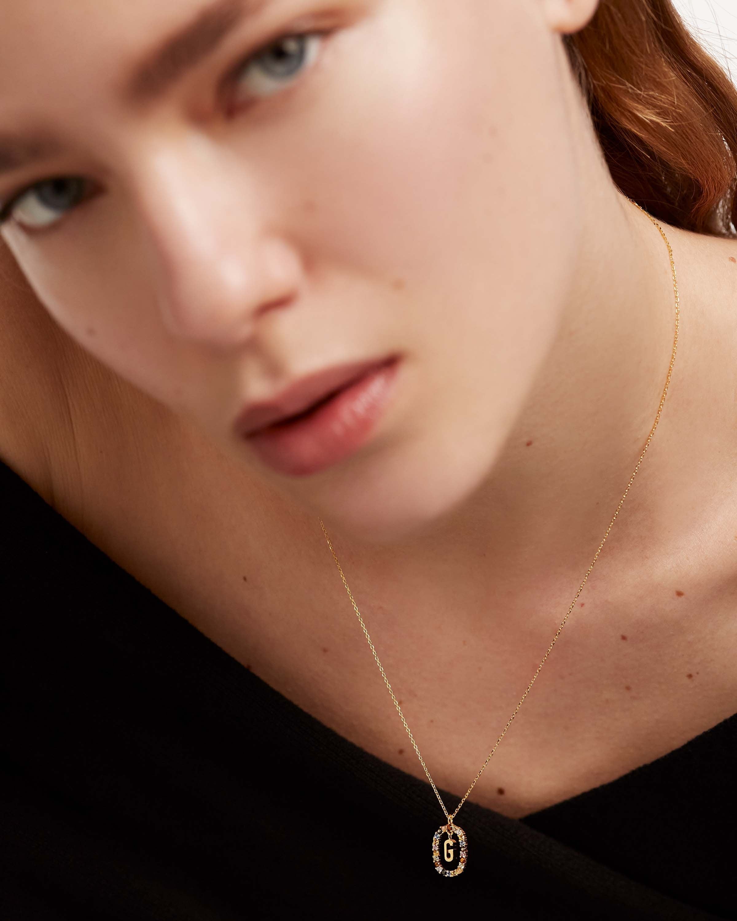 Letter G Necklace - Personalized Initial Necklace for Women, Sterling Silver or Gold Plated, Dainty Alphabet Pendant Jewelry - Perfect Gift for Birthday, Anniversary, or Everyday Wear