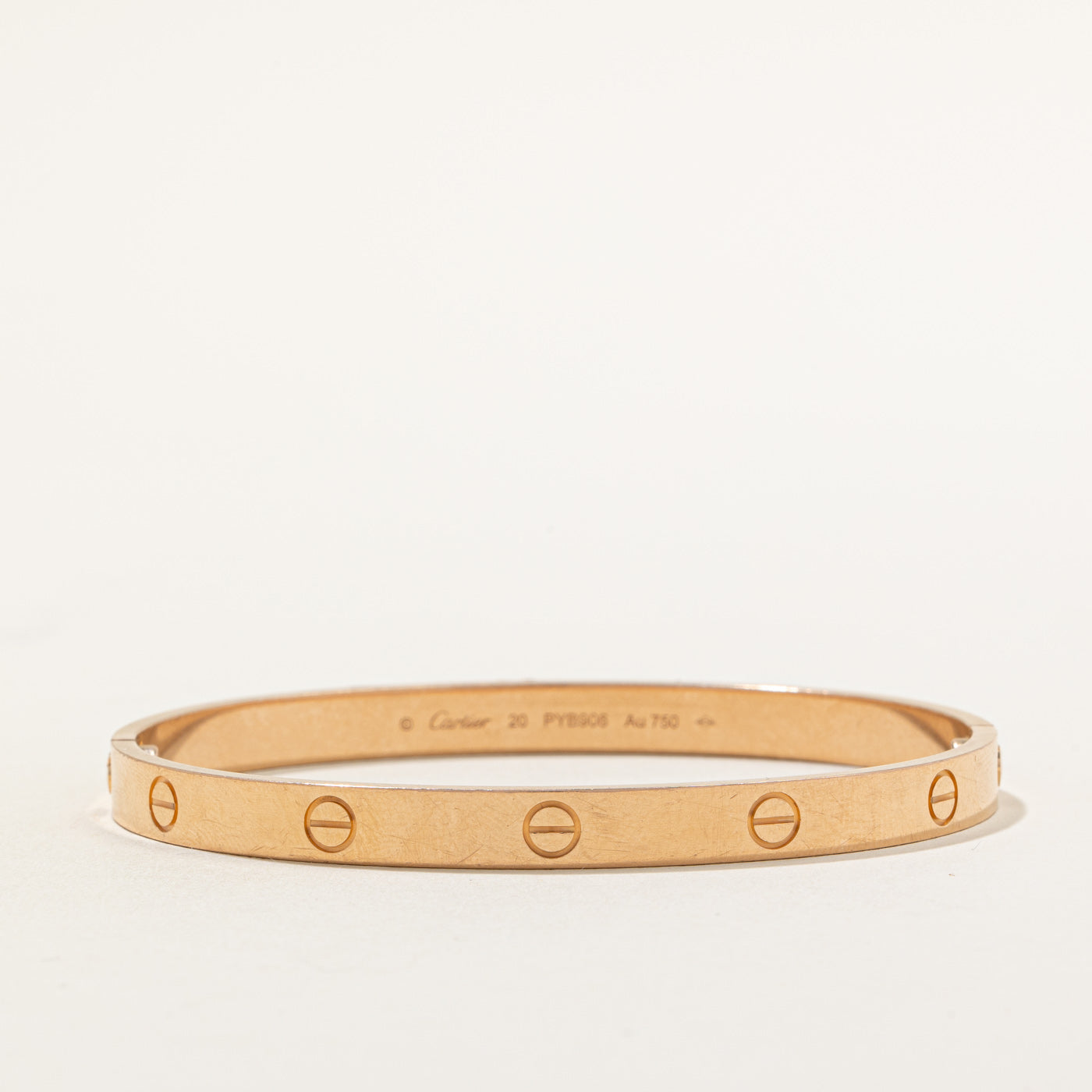 Cartier Love Bracelet in Rose Gold - Classic Model Size 20 | Luxury Jewelry for Women, Perfect Gift for Anniversary, Valentine's Day & Special Occasions