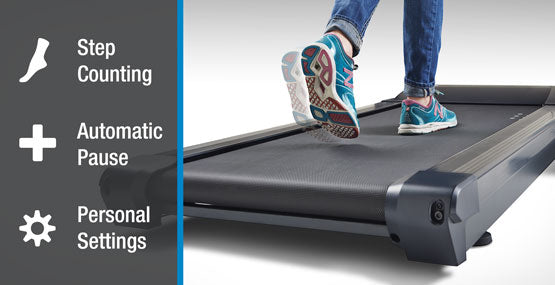 TR1200 GlowUp Under Desk Treadmill - Compact Walking Pad for Home & Office - Quiet Electric Treadmill with Remote Control for Work from Home Fitness & Small Spaces