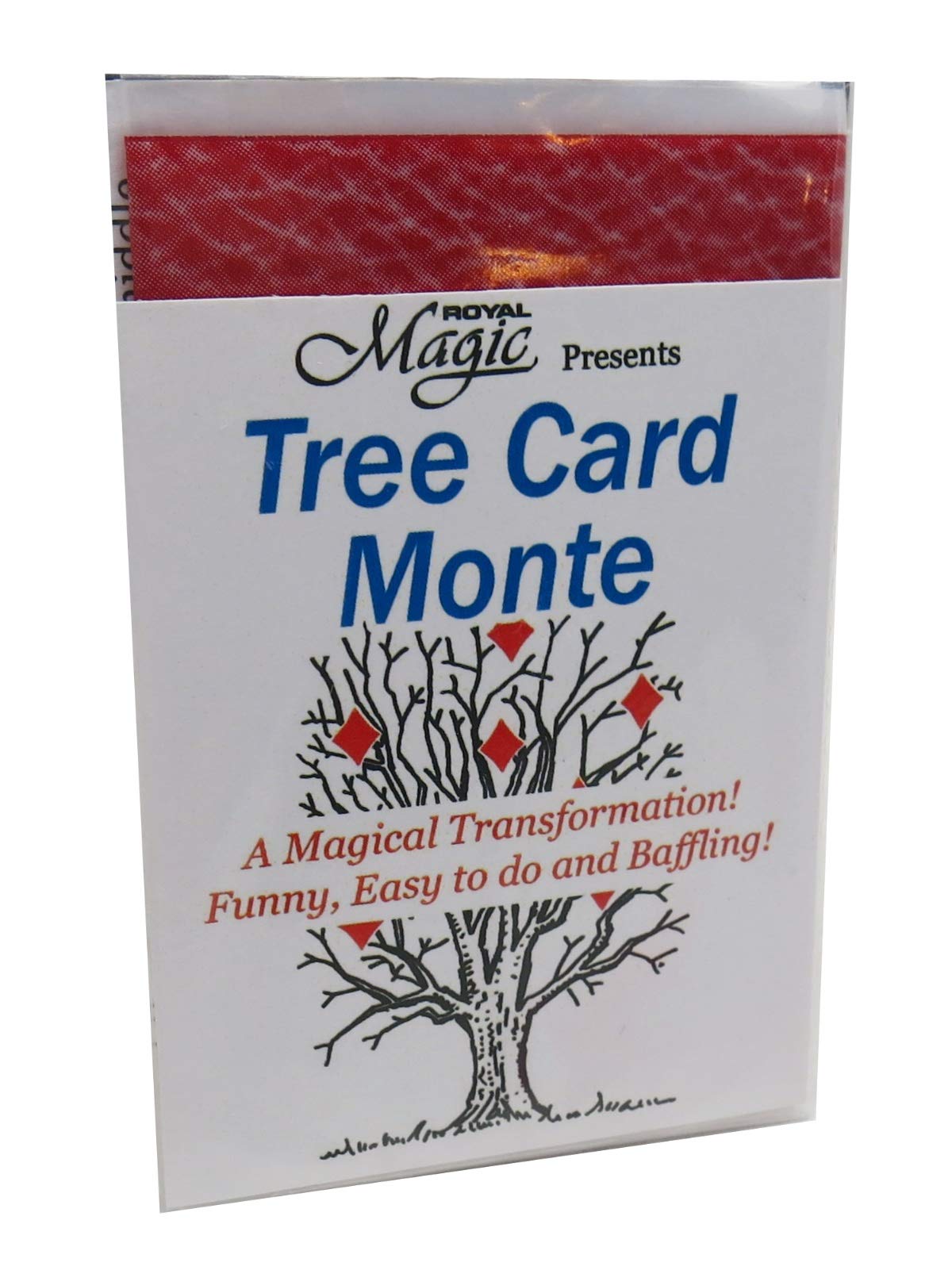 Royal Magic Trick Tree Card Monte - Fun & Easy Card Magic Trick for Beginners | Perfect for Parties, Family Gatherings & Street Performances