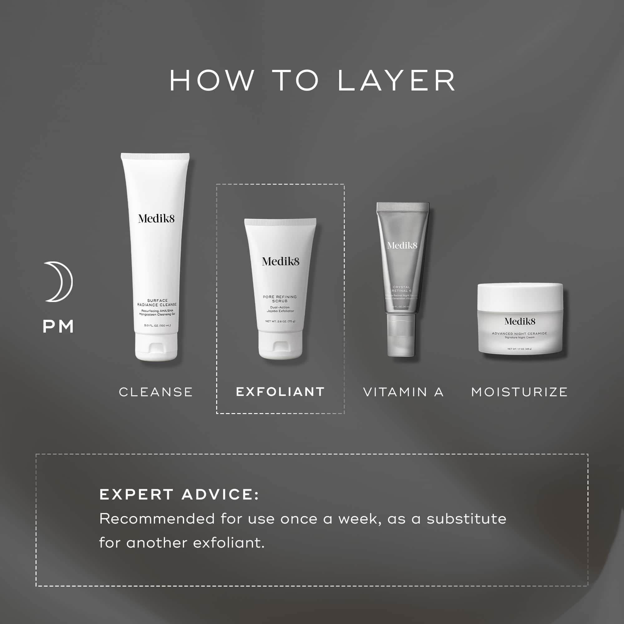 Best Pore Refining Scrub for Clear Skin - Deep Cleansing Exfoliator for Blackheads & Acne - Perfect for Daily Skincare Routine & Spa Days