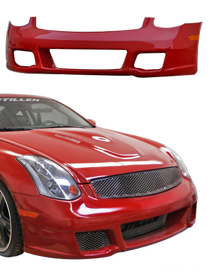 2003-2007 Infiniti G35 Coupe Front Bumper Fascia Replacement Part #1036009 - Perfect Fit for Car Repair & Auto Body Restoration