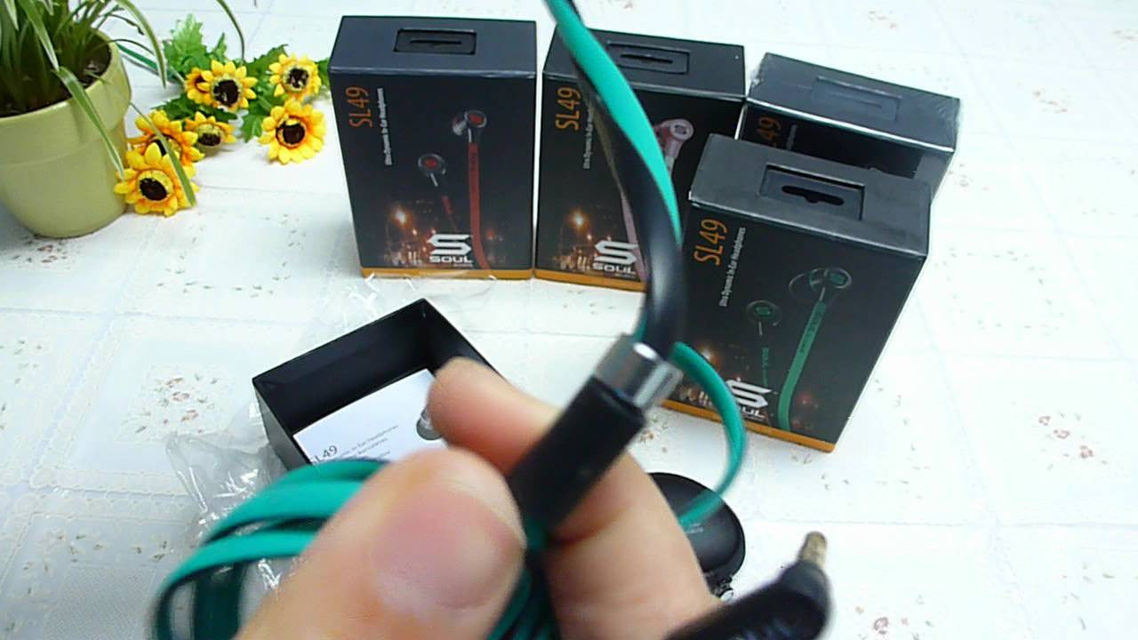 Soul Ludacris SL49 In-Ear Headphones - High-Fidelity Sound, Noise Isolation, Comfort Fit for Music, Gaming & Travel