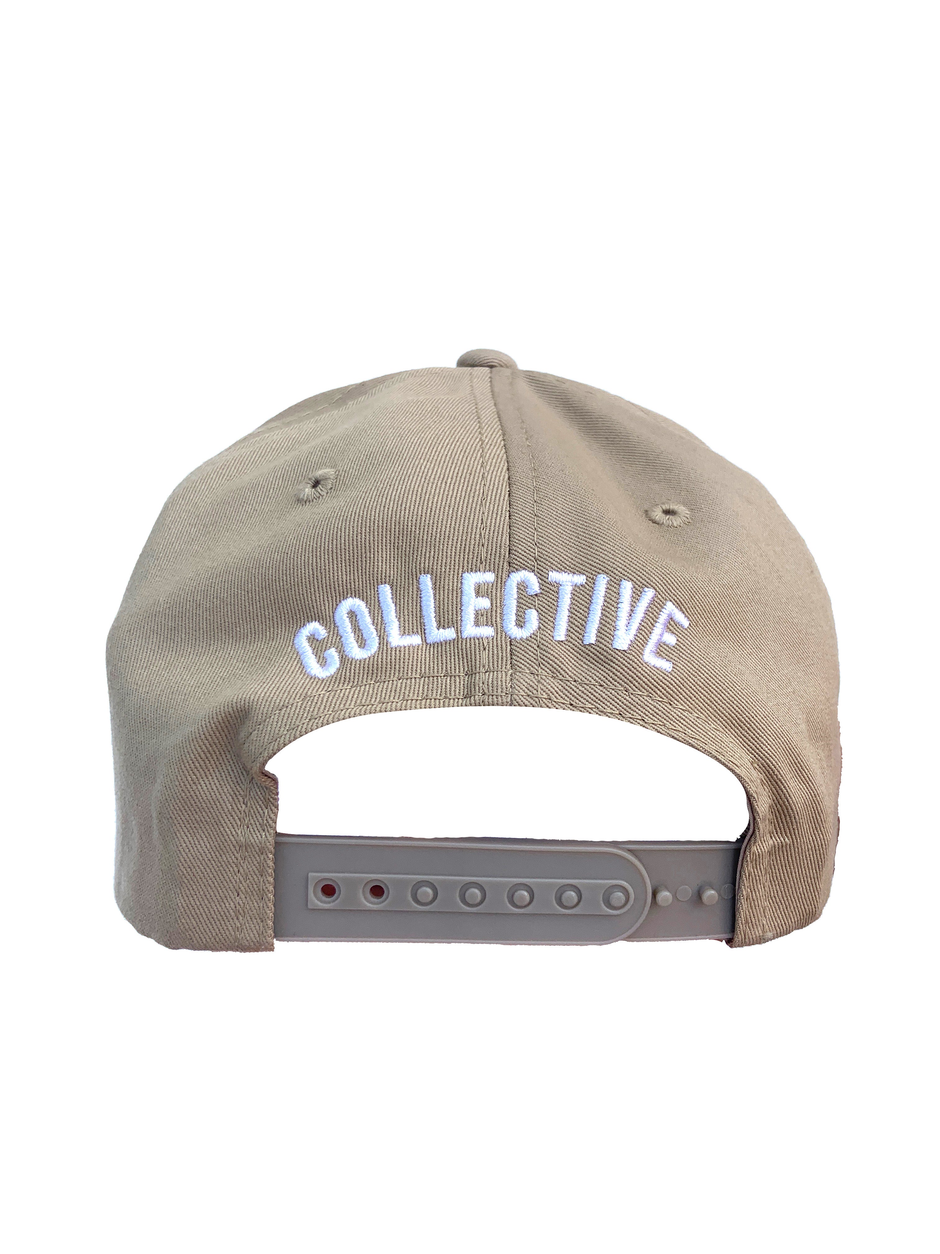 Collective LA Classic Snapback Hat - Adjustable Khaki Baseball Cap for Men & Women | Perfect for Casual Wear, Sports, and Outdoor Activities