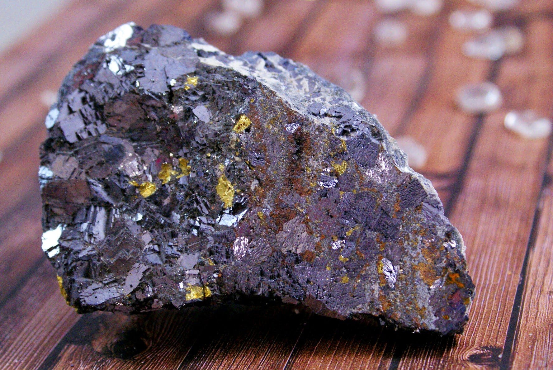 Natural Bulgarian Galena & Pyrite Mineral Specimen - Collectible Healing Crystals for Meditation, Home Decor & Gifts