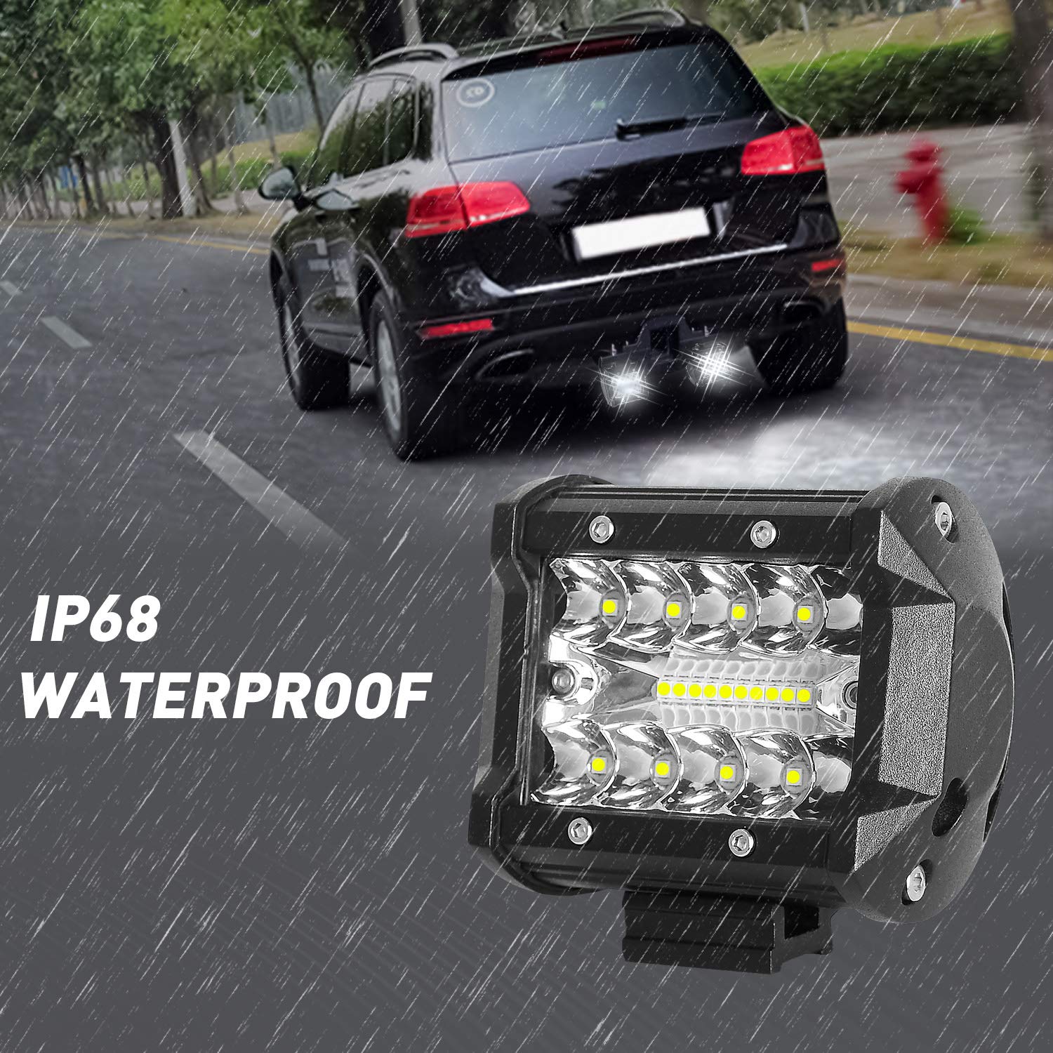 EBESTauto 4 Inch LED Work Light Pods with 2.5